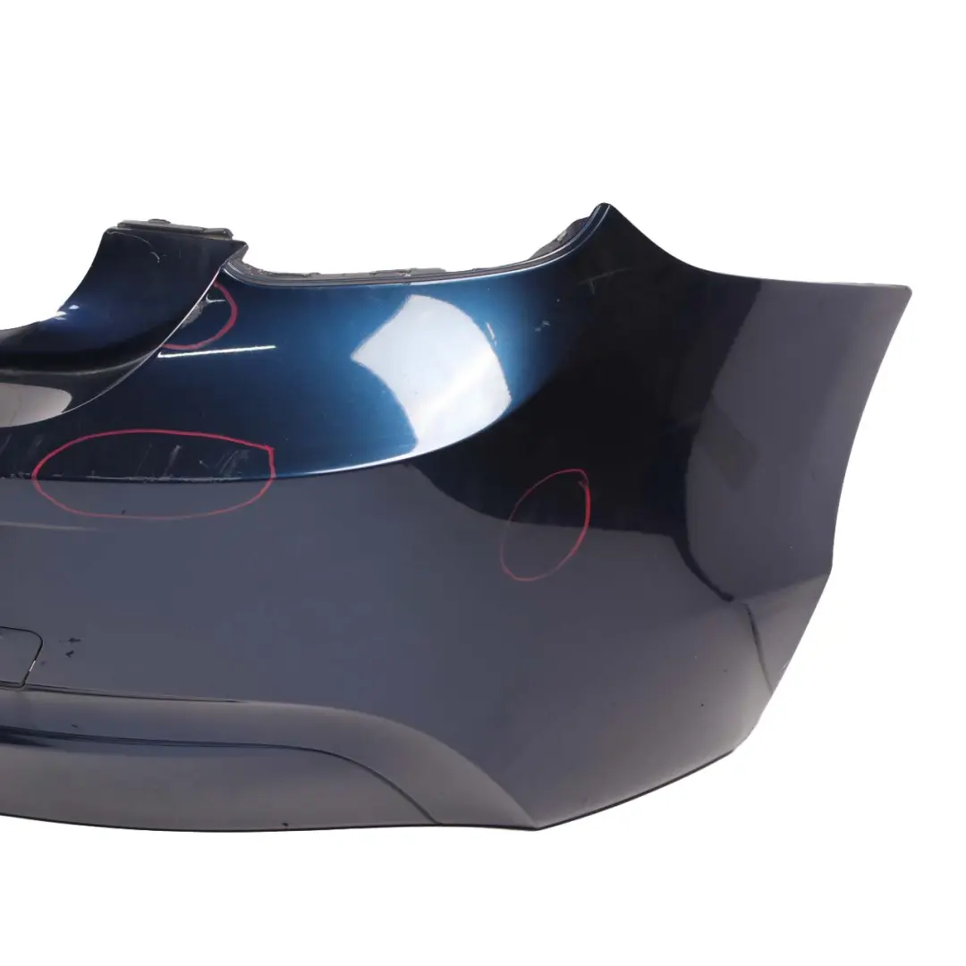 BMW 1 Series F20 F21 Rear Bumper Trim Panel Tiefseeblau Blue Metallic - A76 - SKU 0038876-DSB - Part number 0038876