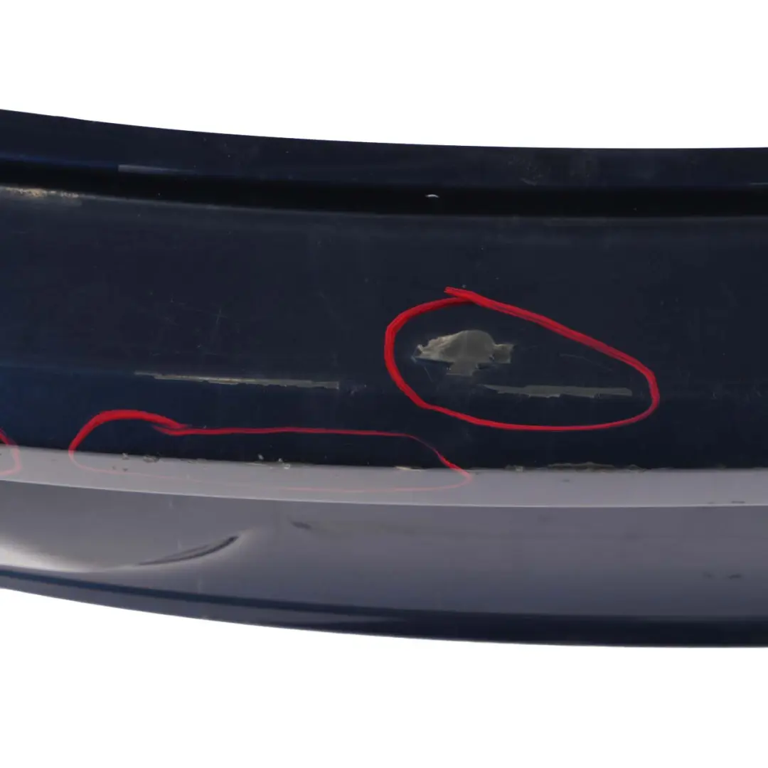 BMW 1 Series F20 F21 Rear Bumper Trim Panel Tiefseeblau Blue Metallic - A76 - SKU 0038876-DSB - Part number 0038876