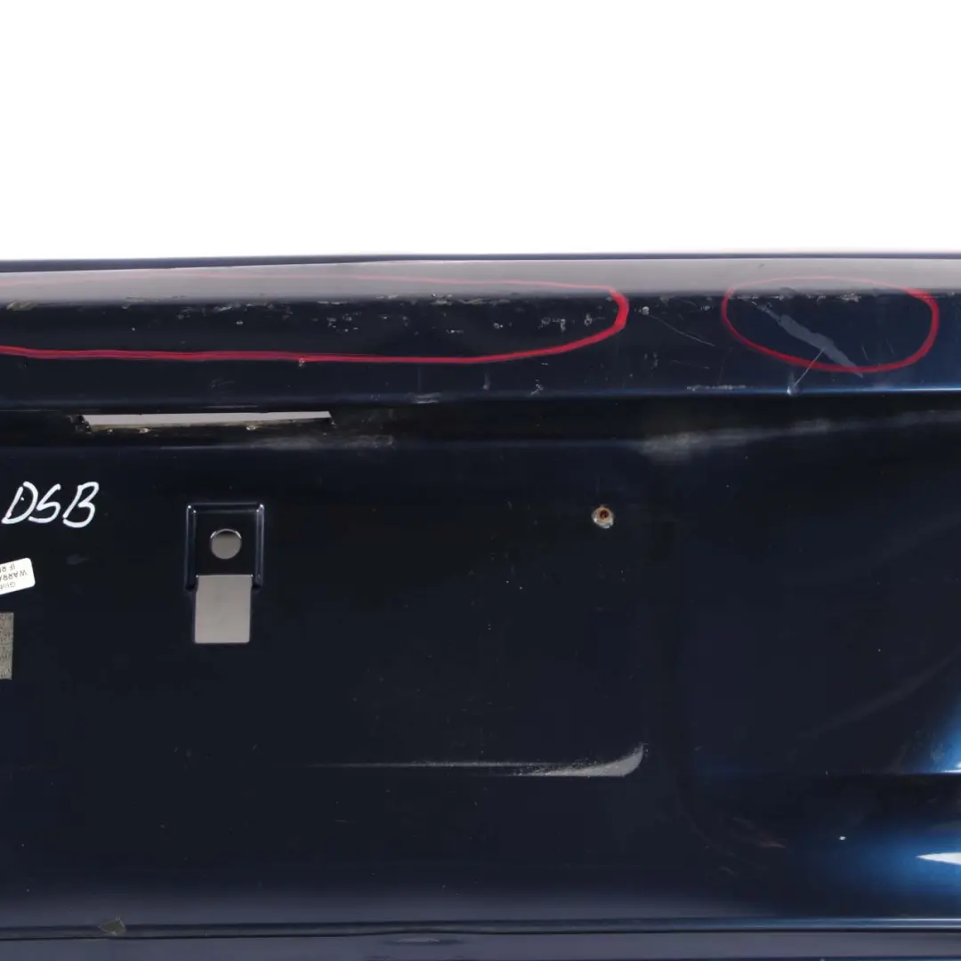 BMW 1 Series F20 F21 Rear Bumper Trim Panel Tiefseeblau Blue Metallic - A76 - SKU 0038876-DSB - Part number 0038876
