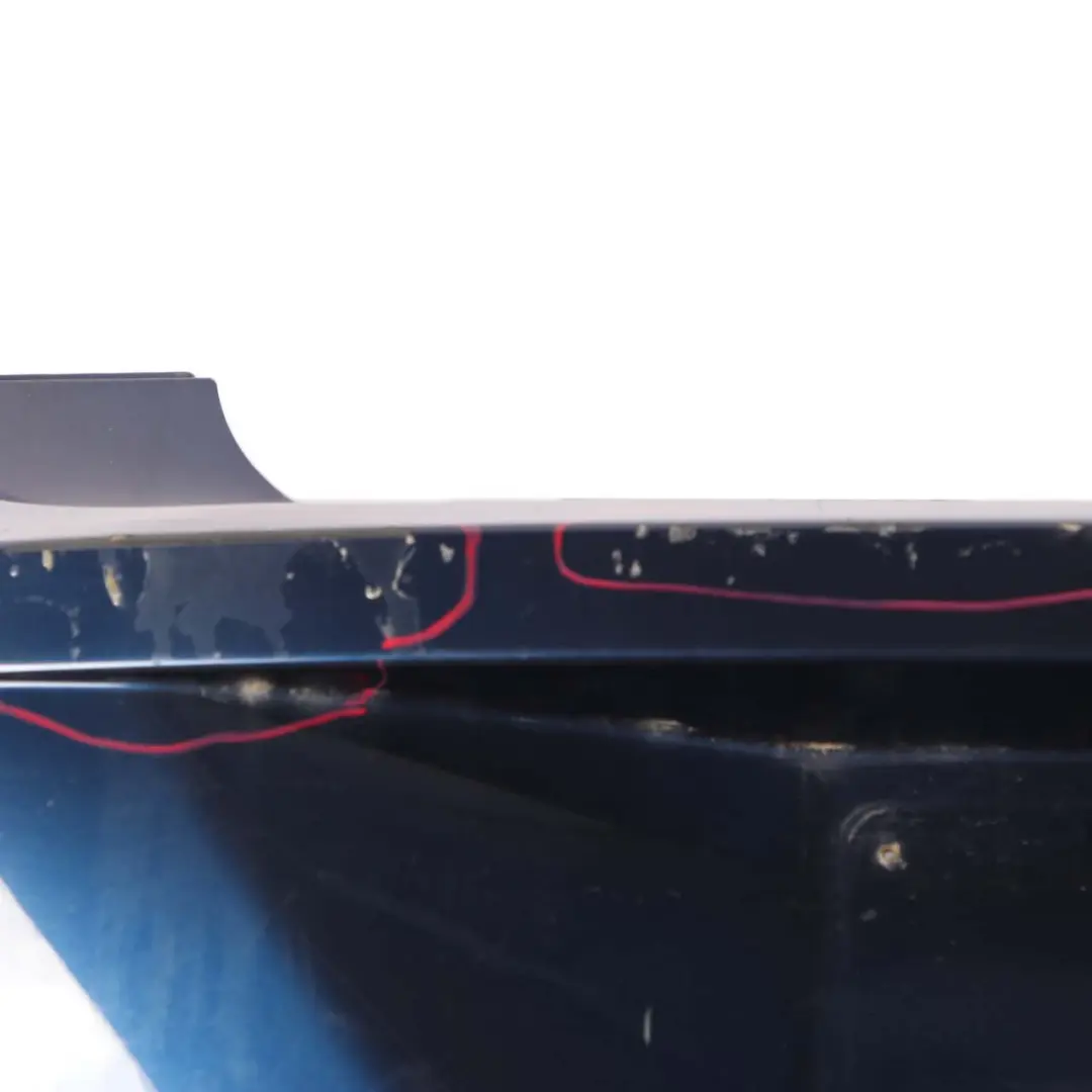 BMW 1 Series F20 F21 Rear Bumper Trim Panel Tiefseeblau Blue Metallic - A76 - SKU 0038876-DSB - Part number 0038876