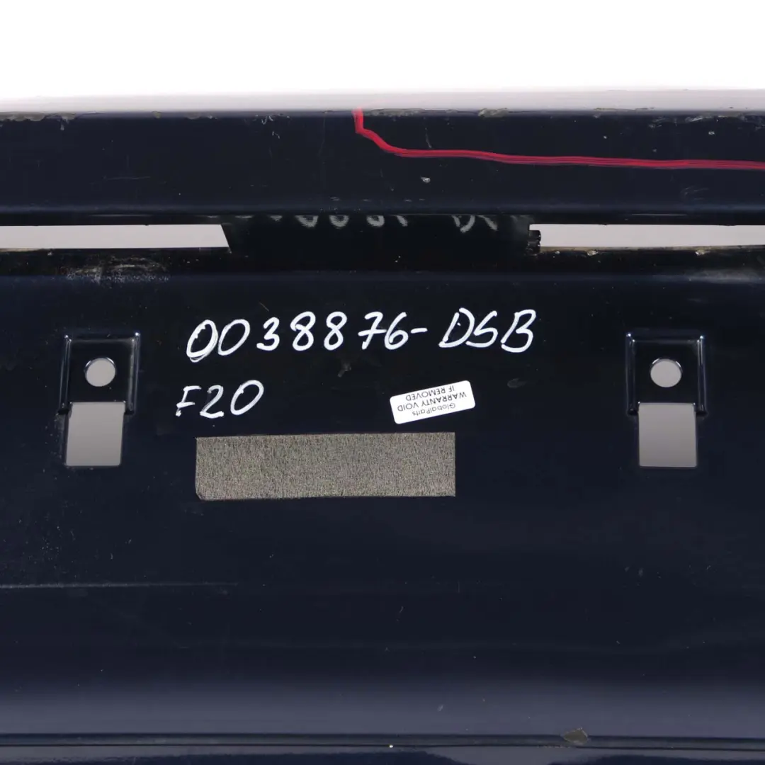 BMW 1 Series F20 F21 Rear Bumper Trim Panel Tiefseeblau Blue Metallic - A76 - SKU 0038876-DSB - Part number 0038876