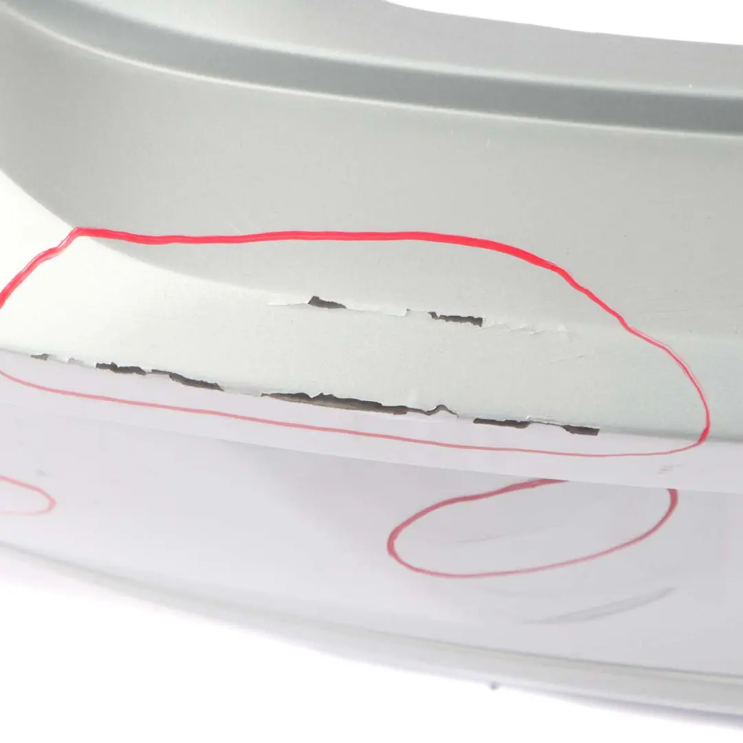 Bumper BMW F20 F21 Trim Panel Cover Glacier Silber Silver Metallic - A83 to Rear with Part number 0038876 Rear Bumper BMW F20 F21 Trim Panel Cover Glacier Silber Silver Metallic - A83 - SKU 0038876-GSB - Part number 0038876