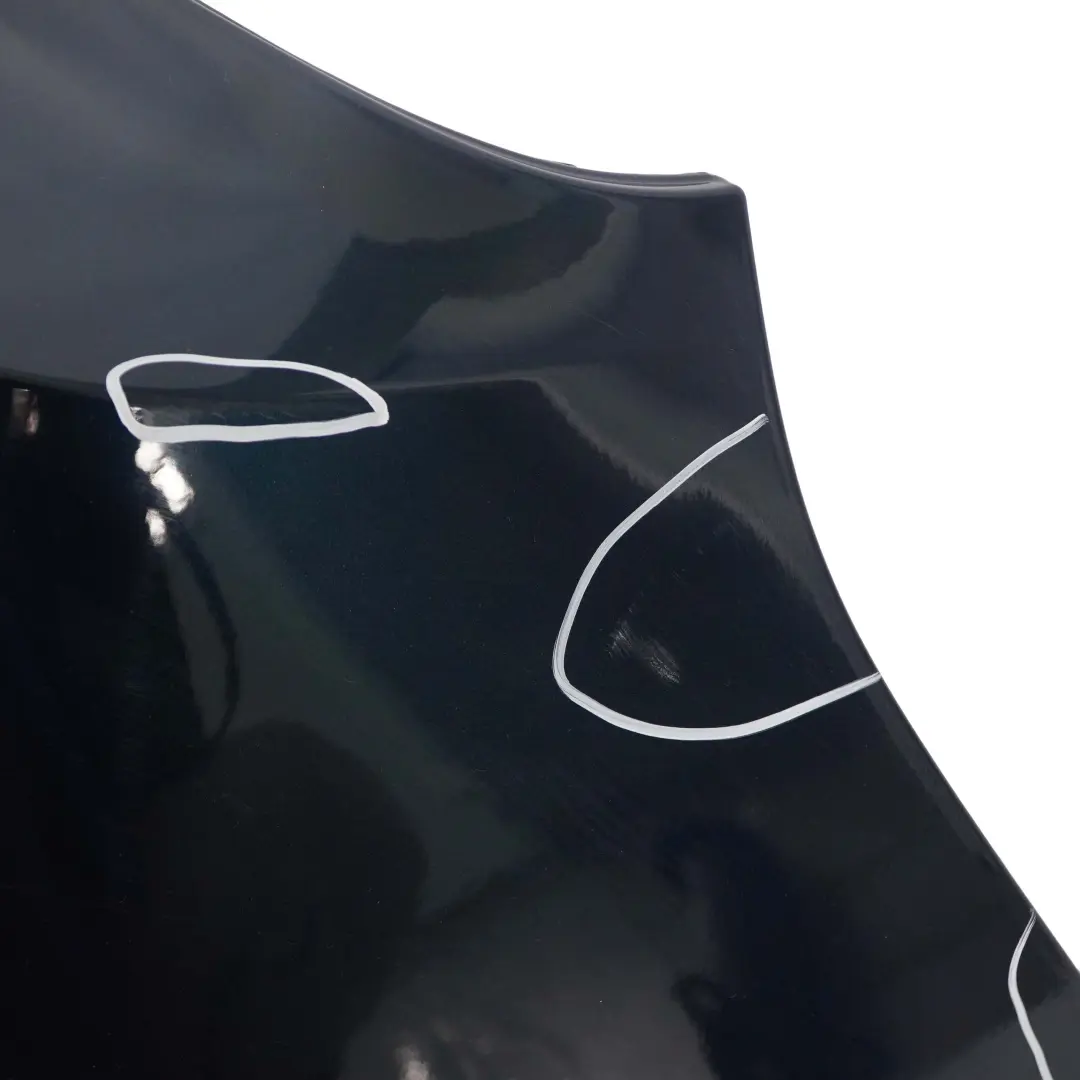BMW 1 F20 F21 Rear Bumper Trim Panel Midnight Blue Metallic - B38 - SKU 0038876-MBM - Part number 0038876