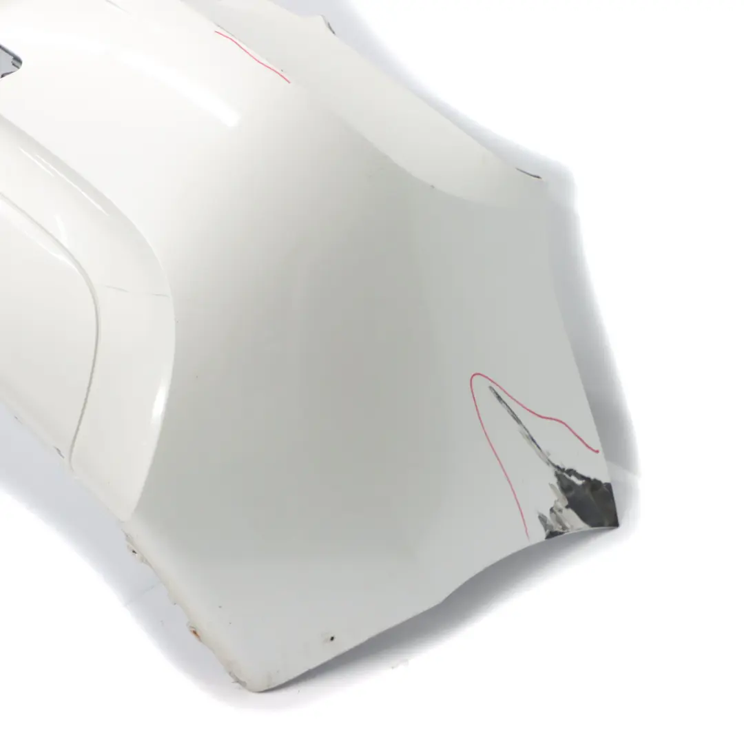 BMW F20 F21 Rear Bumper Trim Panel Mineralweiss Mineral White - A96 - SKU 0038876-MW1 - Part number 0038876