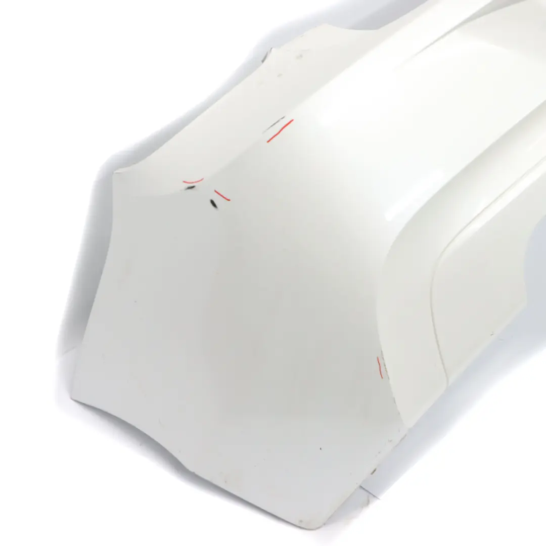 BMW F20 F21 Rear Bumper Trim Panel Mineralweiss Mineral White - A96 - SKU 0038876-MW1 - Part number 0038876