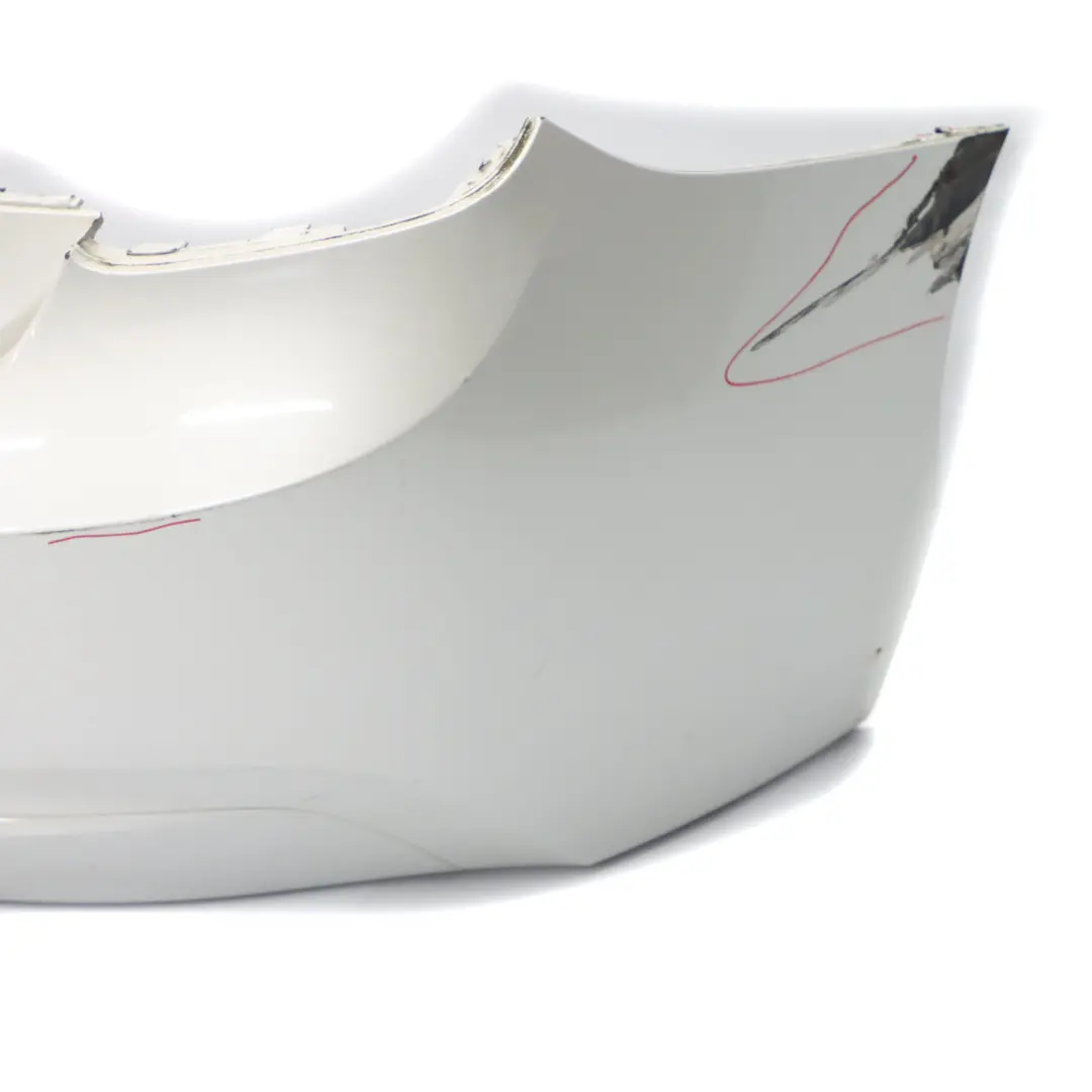 BMW F20 F21 Rear Bumper Trim Panel Mineralweiss Mineral White - A96 - SKU 0038876-MW1 - Part number 0038876