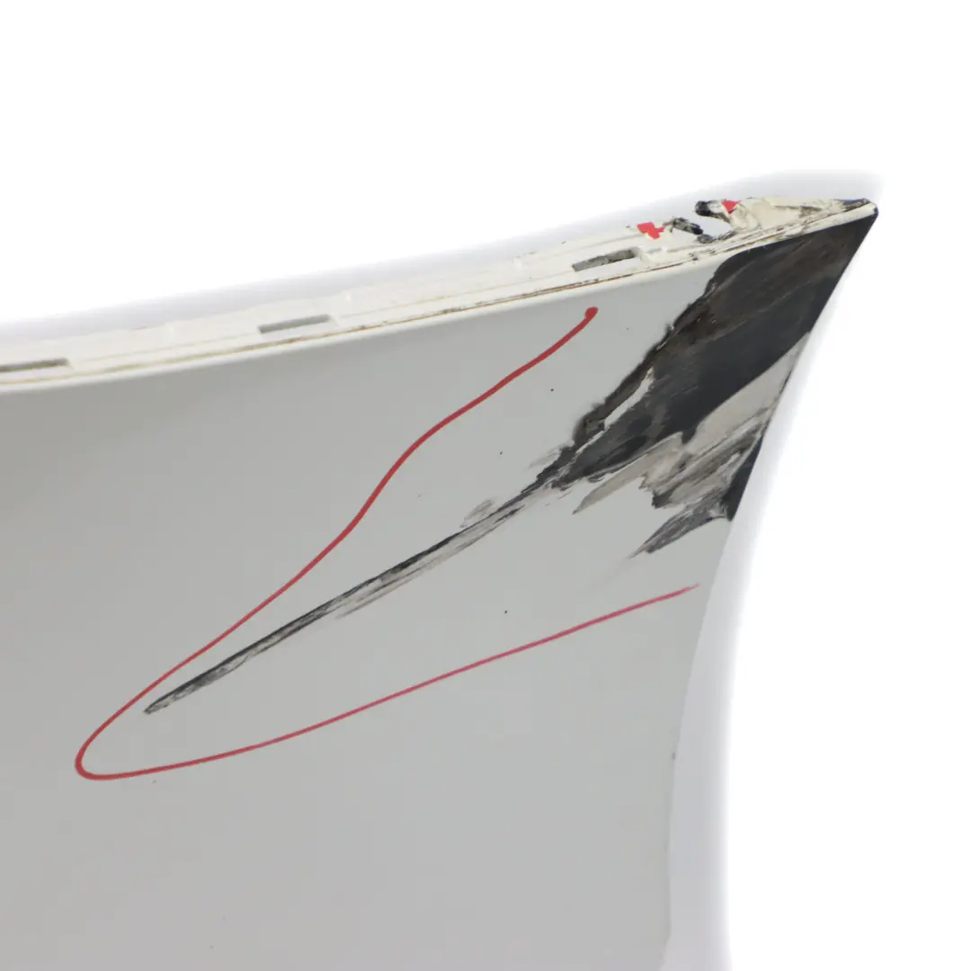 BMW F20 F21 Rear Bumper Trim Panel Mineralweiss Mineral White - A96 - SKU 0038876-MW1 - Part number 0038876
