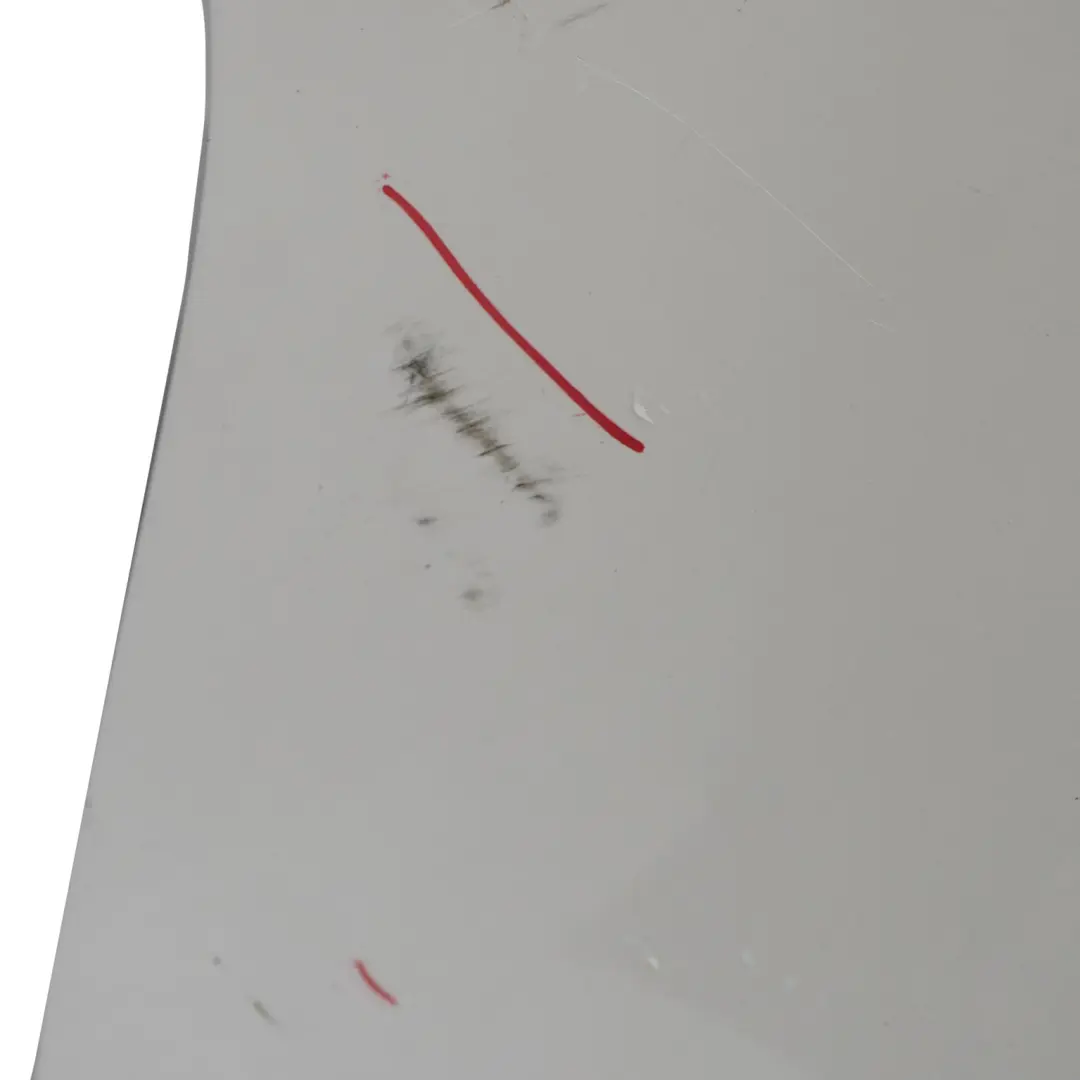 BMW F20 F21 Rear Bumper Trim Panel Mineralweiss Mineral White - A96 - SKU 0038876-MW - Part number 0038876