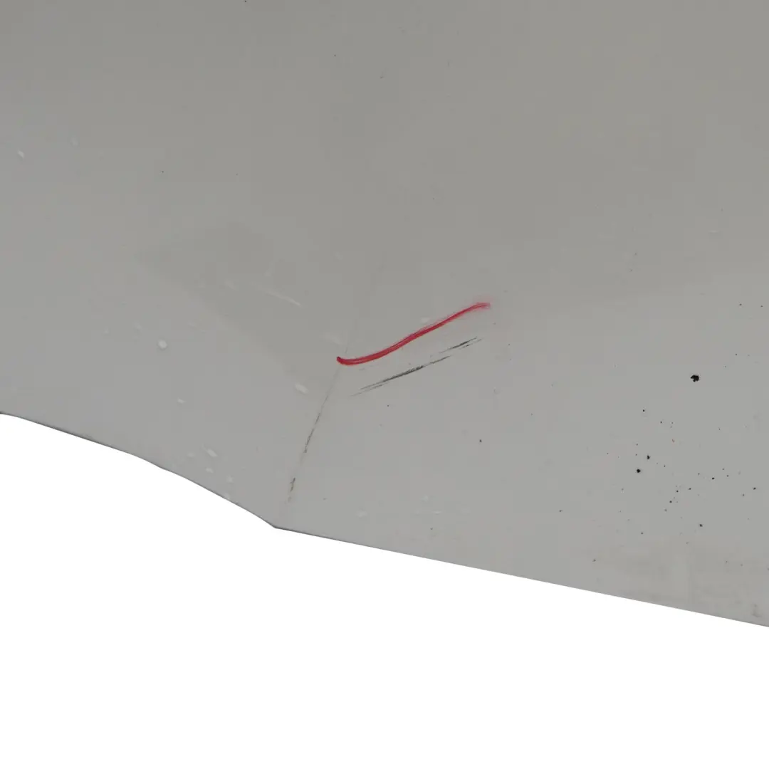 BMW F20 F21 Rear Bumper Trim Panel Mineralweiss Mineral White - A96 - SKU 0038876-MW - Part number 0038876