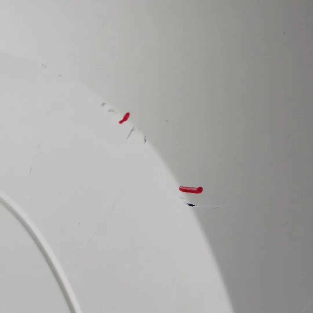 Bumper Trim Panel Mineralweiss Mineral White - A96 to BMW F20 F21 Rear with Part number 0038876 BMW F20 F21 Rear Bumper Trim Panel Mineralweiss Mineral White - A96 - SKU 0038876-MW - Part number 0038876