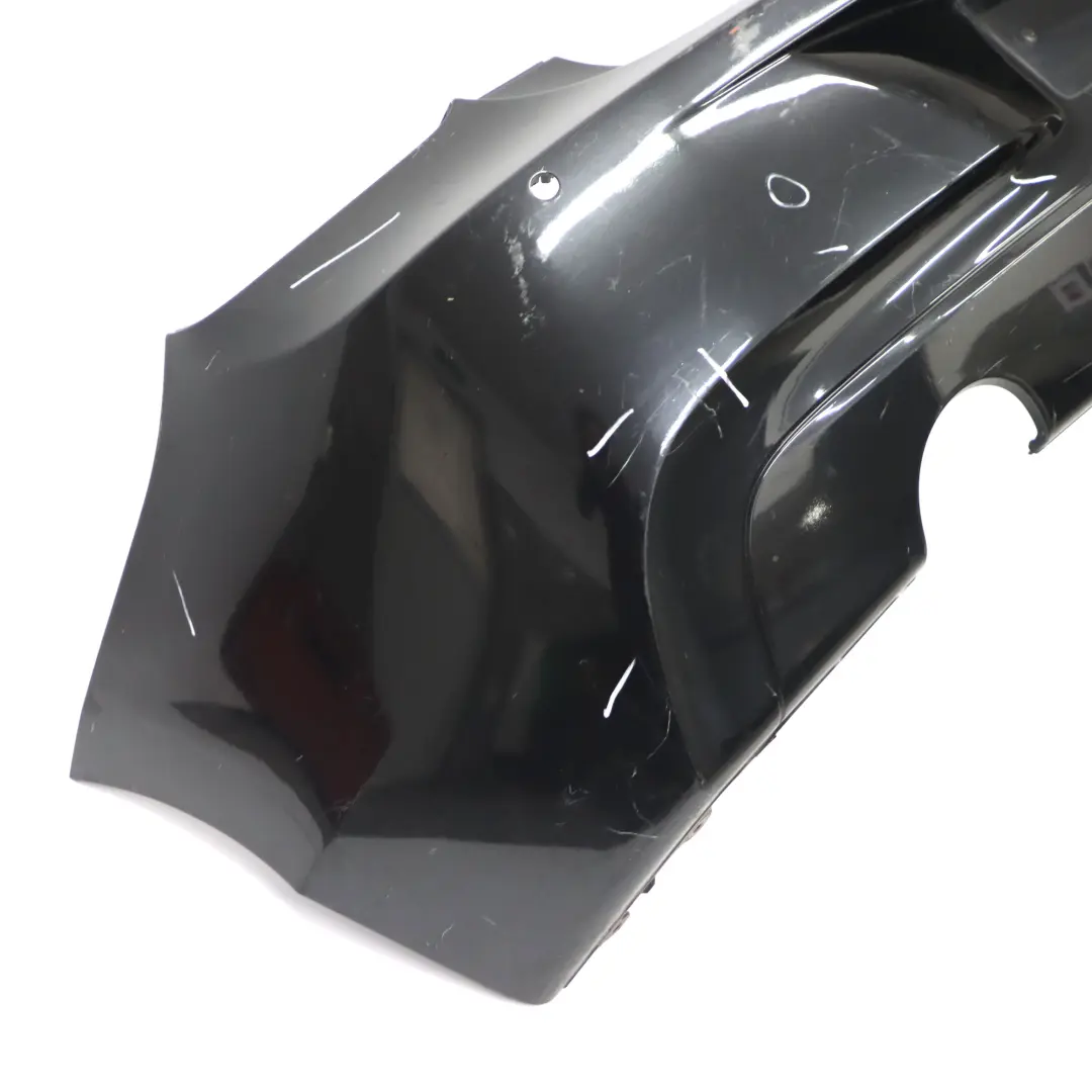 BMW F20 F21 Rear Bumper Trim Panel PDC Black Sapphire Metallic - 475 - SKU 0038877-BS - Part number 0038877