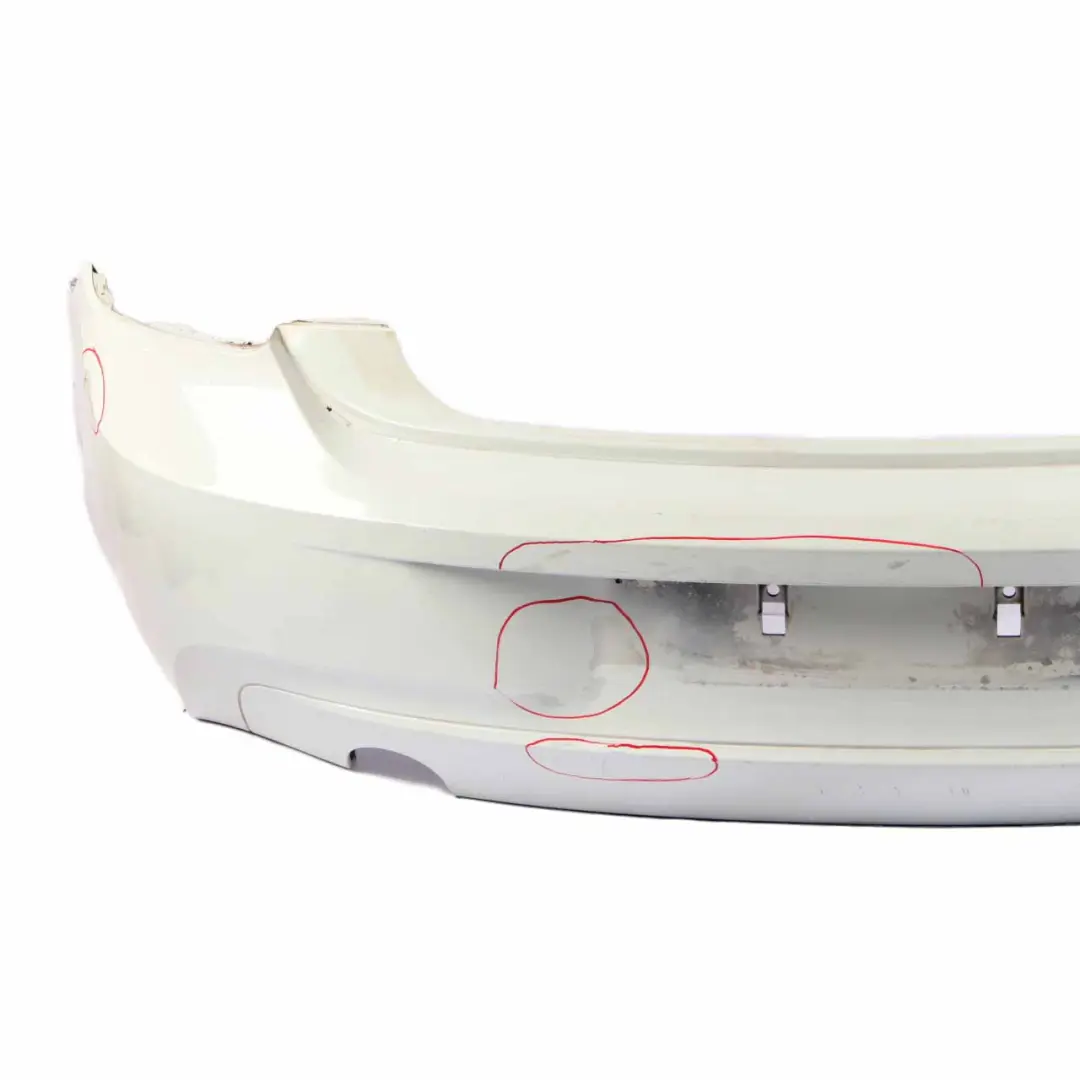 Bumper Rear Sport Line Trim Panel Alpinweiss Alpine White 3 - 300 to BMW F20 F21 with Part number 0038878 BMW F20 F21 Bumper Rear Sport Line Trim Panel Alpinweiss Alpine White 3 - 300 - SKU 0038878-AW2 - Part number 0038878