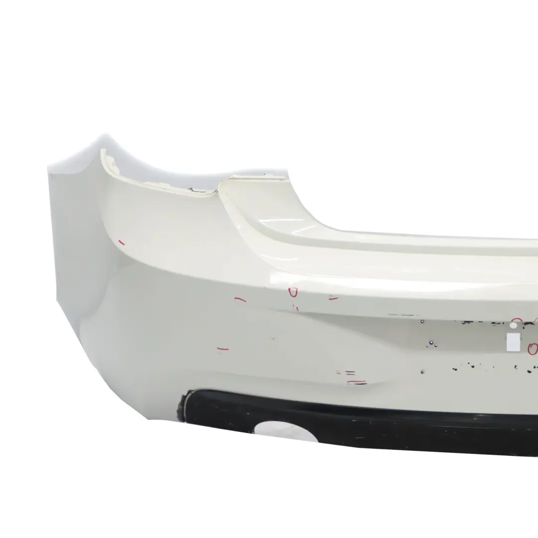 Bumper Rear Sport Line Trim Panel Alpinweiss Alpine White 3 - 300 to BMW F20 F21 with Part number 0038878 BMW F20 F21 Bumper Rear Sport Line Trim Panel Alpinweiss Alpine White 3 - 300 - SKU 0038878-AW4 - Part number 0038878