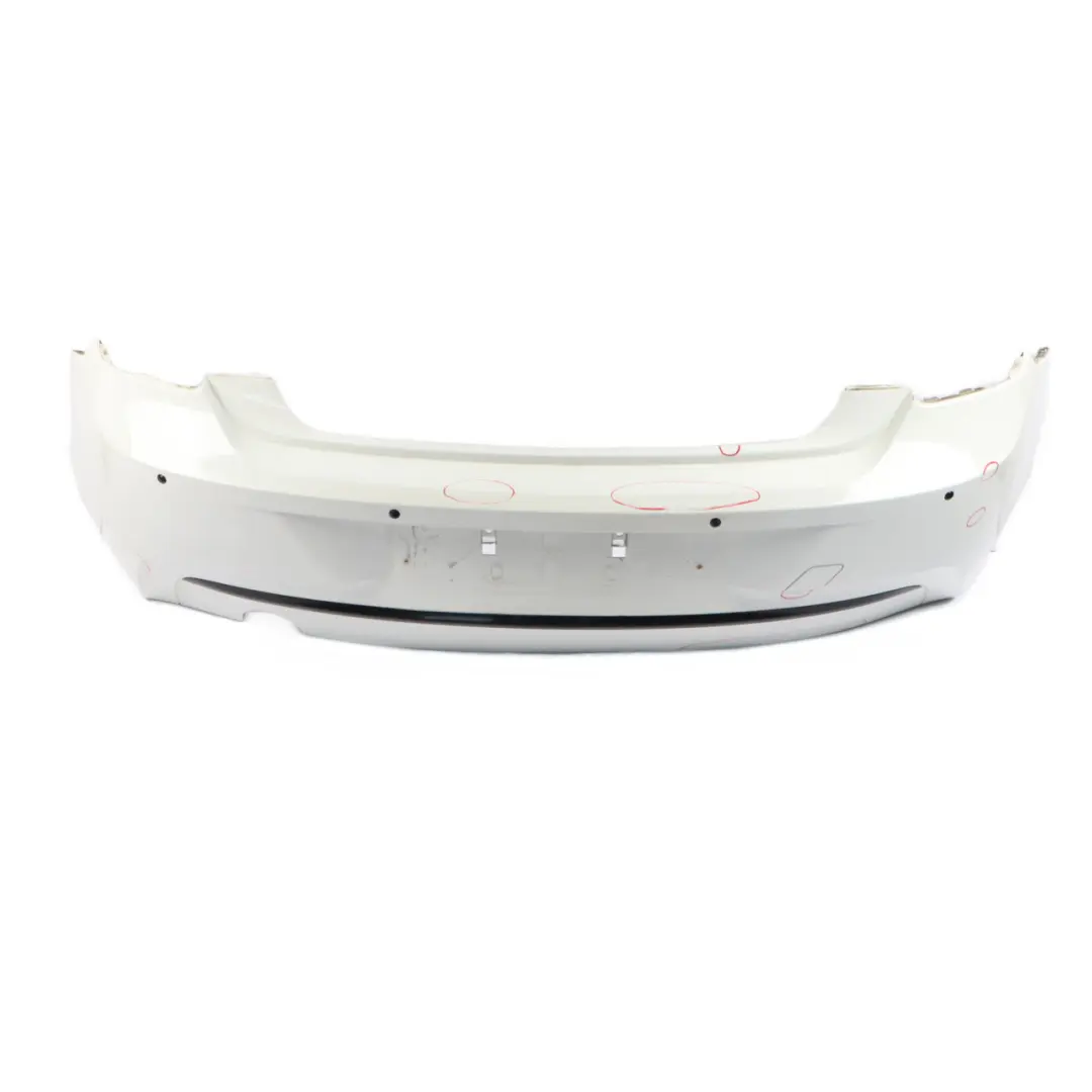 Bumper Rear Sport Line Trim Panel Alpinweiss Alpine White 3 - 300 to BMW F20 F21 with Part number 0038878 BMW F20 F21 Bumper Rear Sport Line Trim Panel Alpinweiss Alpine White 3 - 300 - SKU 0038878-AW5 - Part number 0038878