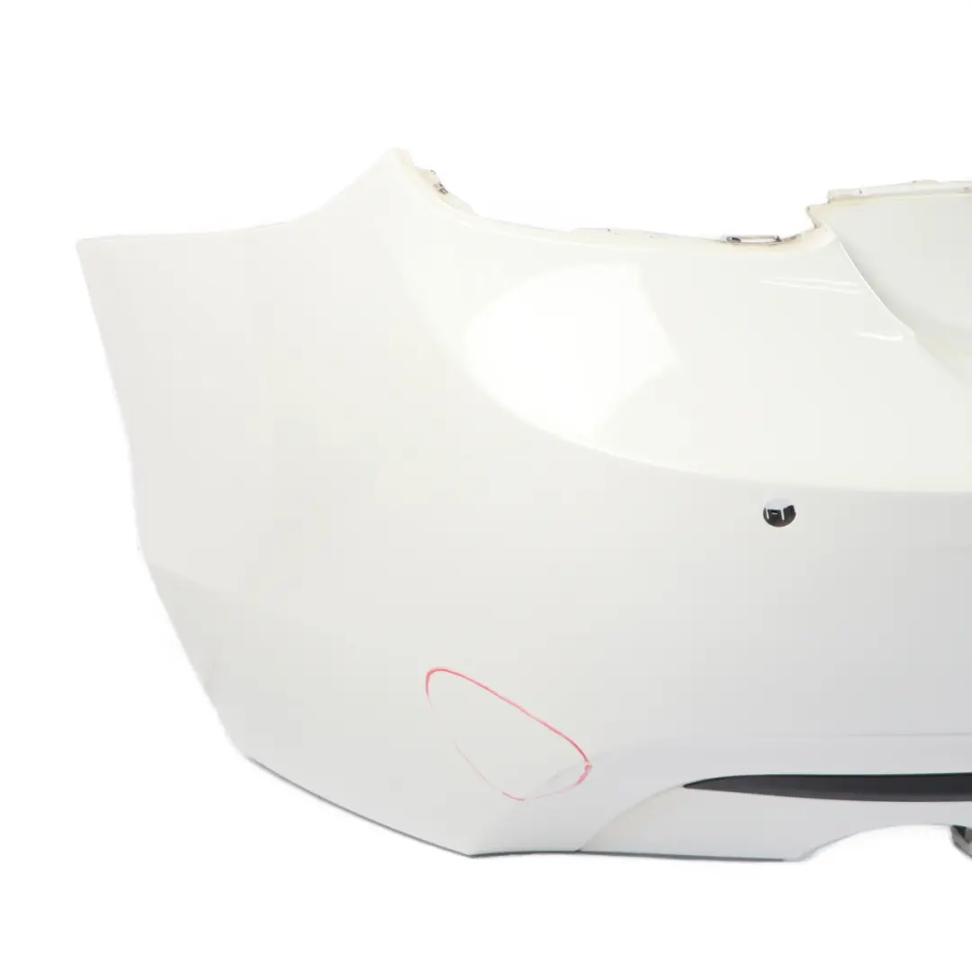 Bumper Rear Sport Line Trim Panel Alpinweiss Alpine White 3 - 300 to BMW F20 F21 with Part number 0038878 BMW F20 F21 Bumper Rear Sport Line Trim Panel Alpinweiss Alpine White 3 - 300 - SKU 0038878-AW5 - Part number 0038878