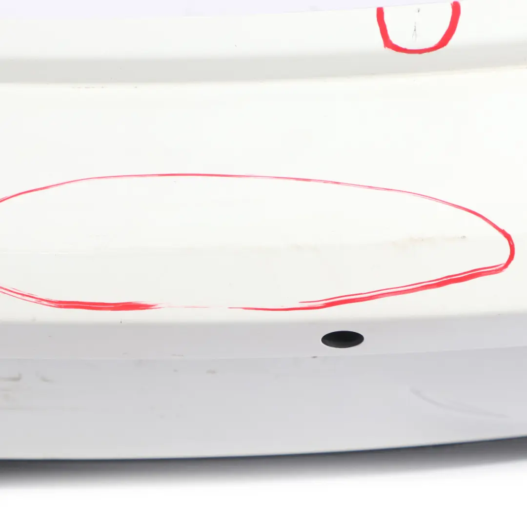 Bumper Rear Sport Line Trim Panel Alpinweiss Alpine White 3 - 300 to BMW F20 F21 with Part number 0038878 BMW F20 F21 Bumper Rear Sport Line Trim Panel Alpinweiss Alpine White 3 - 300 - SKU 0038878-AW5 - Part number 0038878