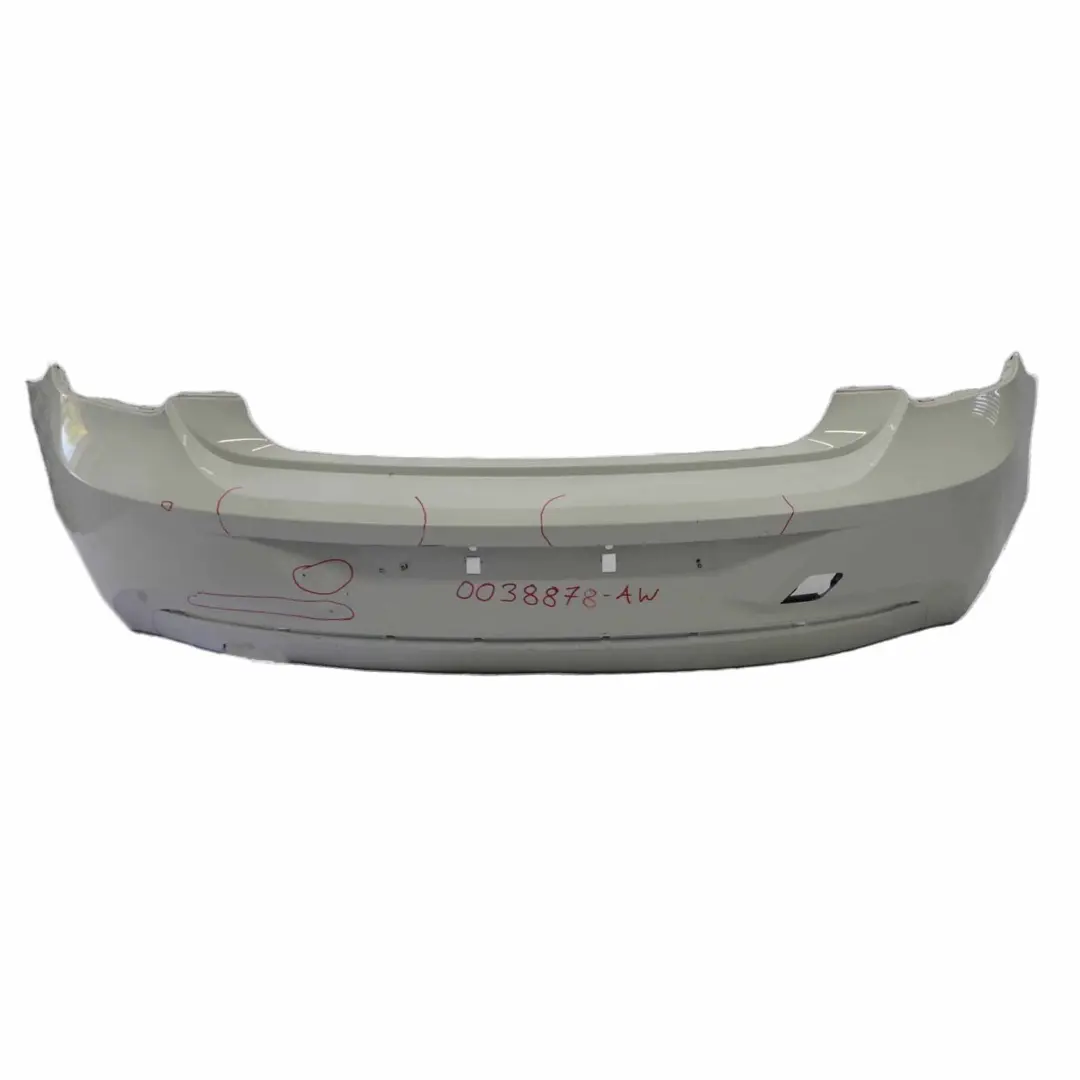 BMW 1 F20 F21 Sport Line Rear Bumper Trim Panel Alpinweiss Alpine White 3 - 300 - SKU 0038878-AW - Part number 0038878