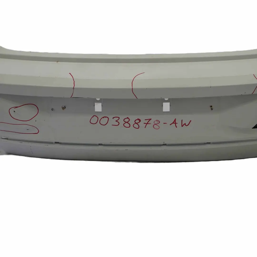 BMW 1 F20 F21 Sport Line Rear Bumper Trim Panel Alpinweiss Alpine White 3 - 300 - SKU 0038878-AW - Part number 0038878