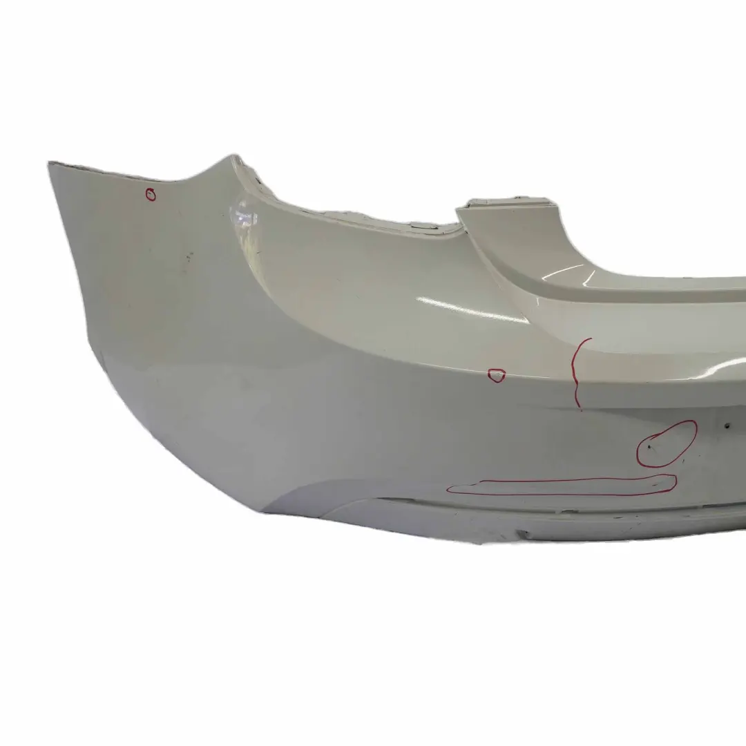 BMW 1 F20 F21 Sport Line Rear Bumper Trim Panel Alpinweiss Alpine White 3 - 300 - SKU 0038878-AW - Part number 0038878