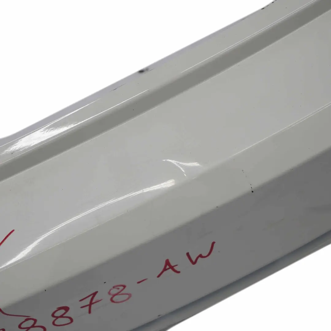 BMW 1 F20 F21 Sport Line Rear Bumper Trim Panel Alpinweiss Alpine White 3 - 300 - SKU 0038878-AW - Part number 0038878