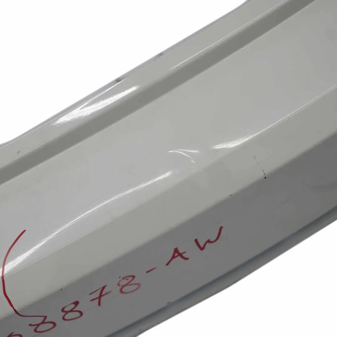BMW 1 F20 F21 Sport Line Rear Bumper Trim Panel Alpinweiss Alpine White 3 - 300 - SKU 0038878-AW - Part number 0038878