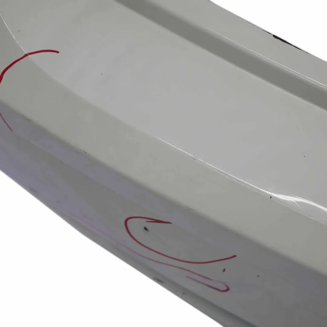 BMW 1 F20 F21 Sport Line Rear Bumper Trim Panel Alpinweiss Alpine White 3 - 300 - SKU 0038878-AW - Part number 0038878