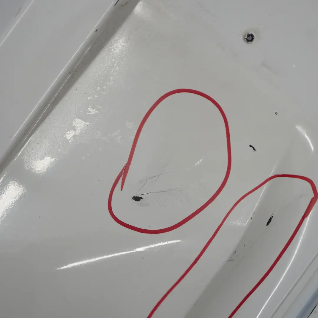 BMW 1 F20 F21 Sport Line Rear Bumper Trim Panel Alpinweiss Alpine White 3 - 300 - SKU 0038878-AW - Part number 0038878