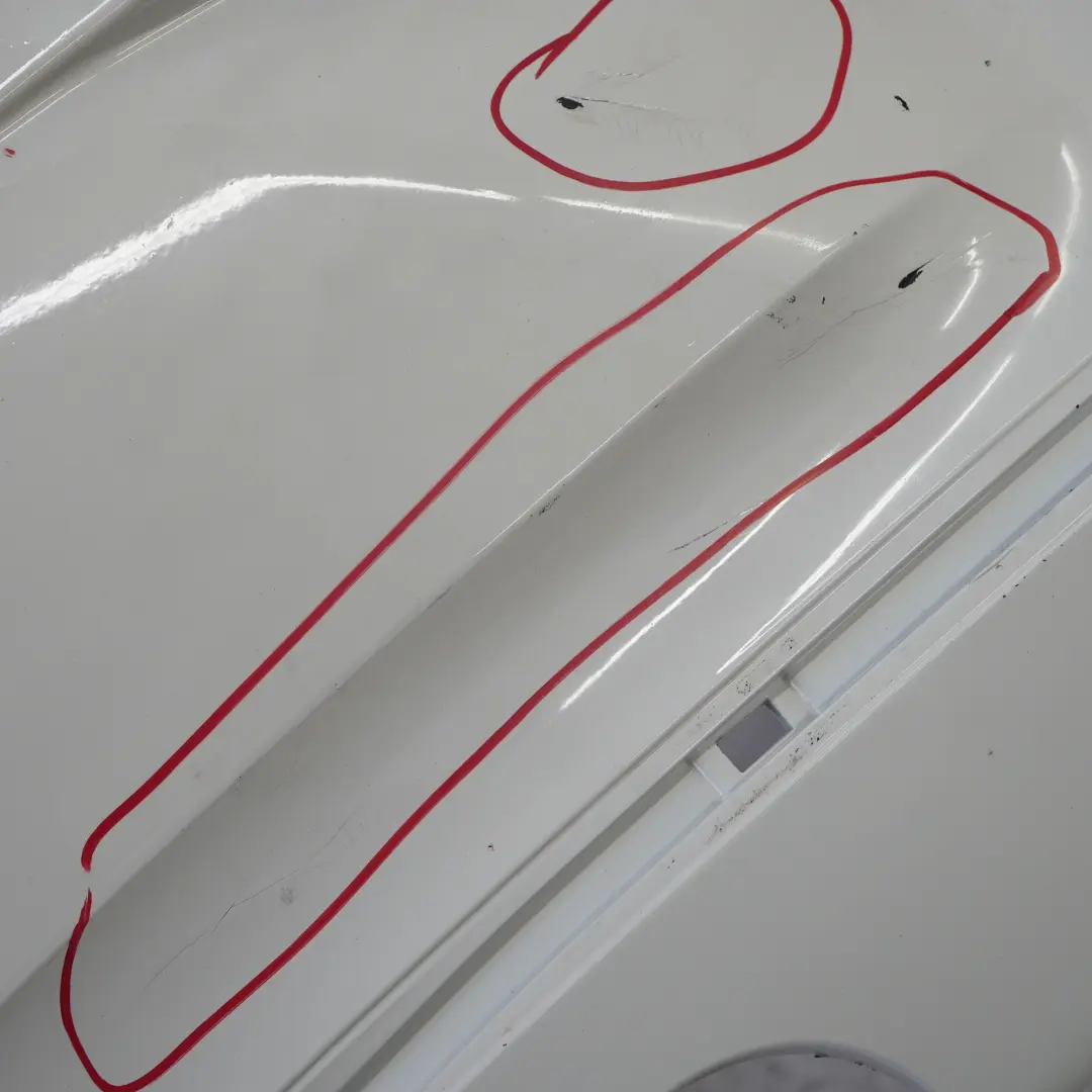 BMW 1 F20 F21 Sport Line Rear Bumper Trim Panel Alpinweiss Alpine White 3 - 300 - SKU 0038878-AW - Part number 0038878
