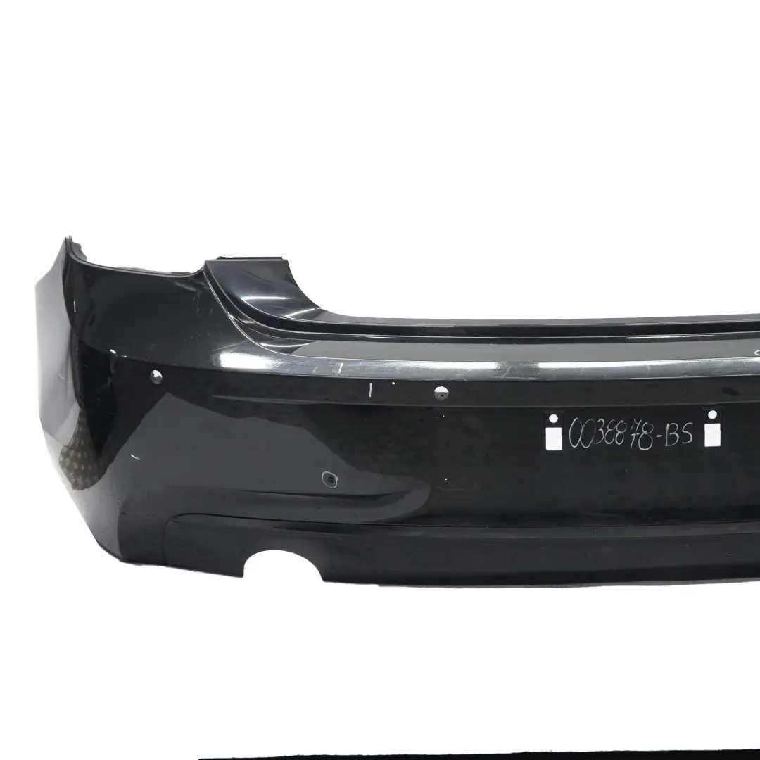 BMW F20 F21 Bumper Rear Sport Line Trim Panel Black Sapphire Metallic - 475 - SKU 0038878-BS - Part number 0038878