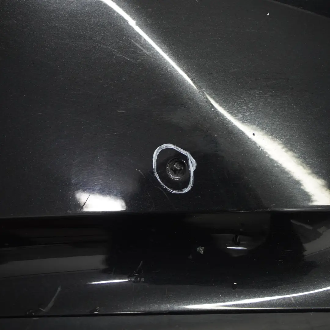 BMW F20 F21 Bumper Rear Sport Line Trim Panel Black Sapphire Metallic - 475 - SKU 0038878-BS - Part number 0038878