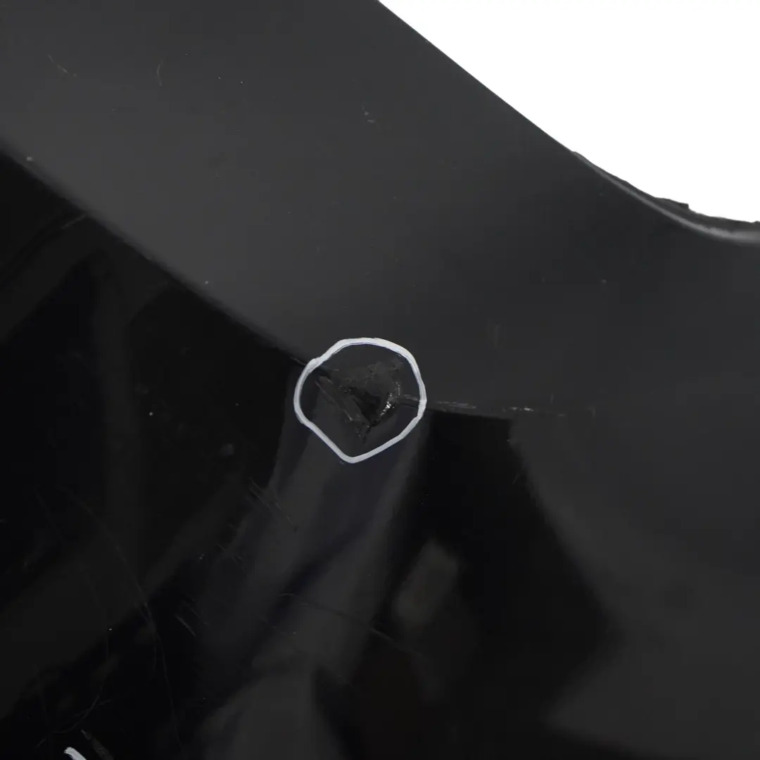 BMW F20 F21 Bumper Rear Sport Line Trim Panel Black Sapphire Metallic - 475 - SKU 0038878-BS - Part number 0038878