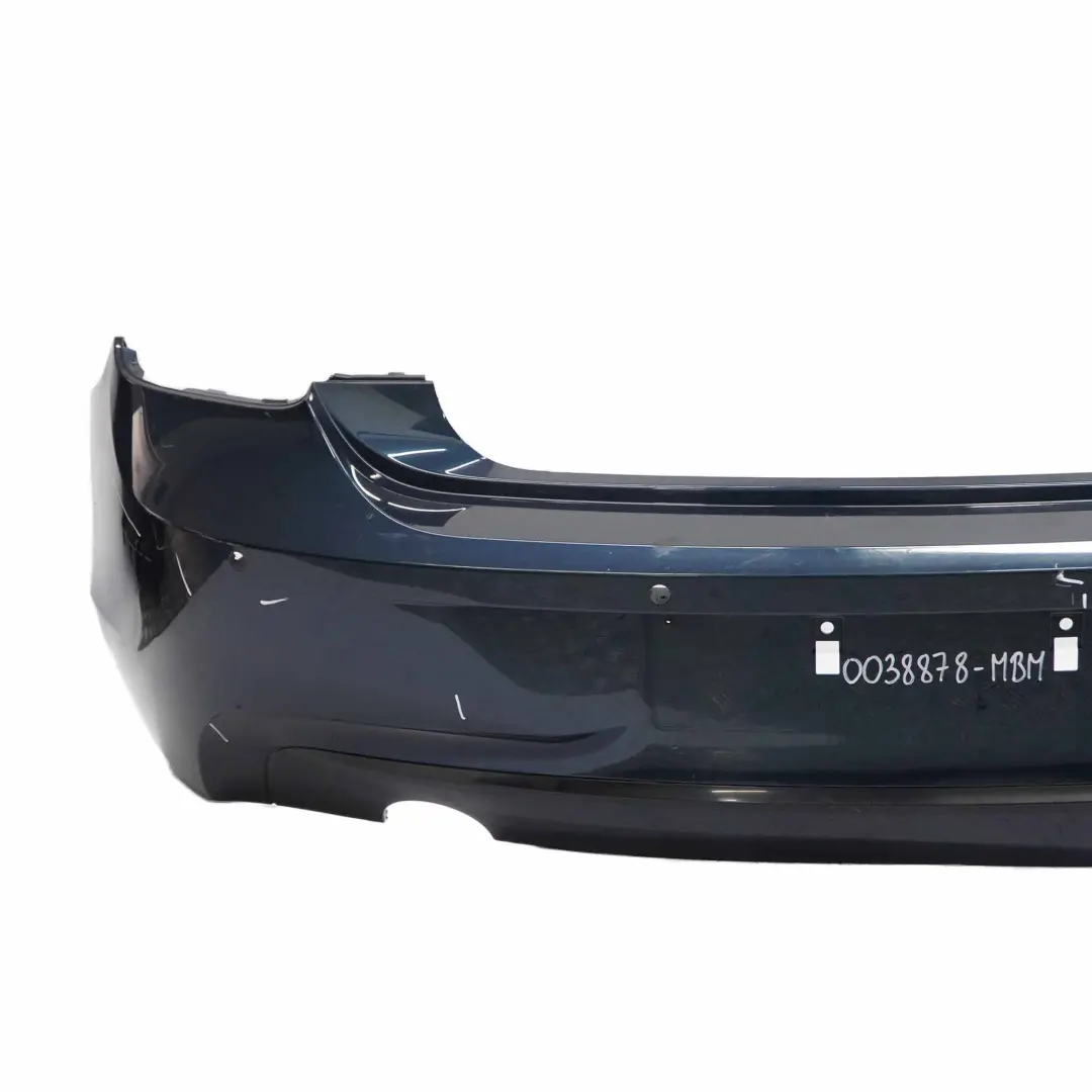 BMW F20 F21 Bumper Rear Sport Line Trim Panel Midnight Blue Metallic - B38 - SKU 0038878-MBM - Part number 0038878