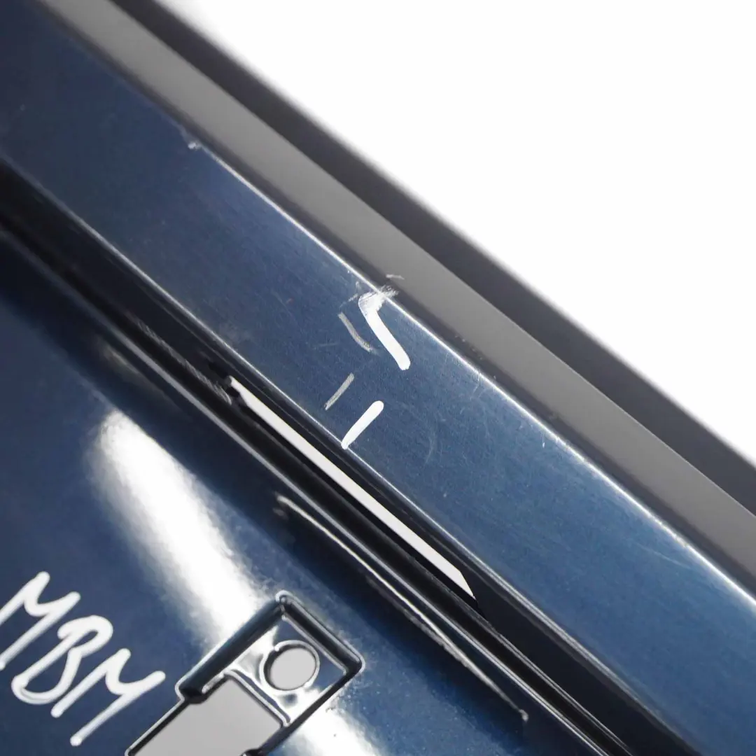 BMW F20 F21 Bumper Rear Sport Line Trim Panel Midnight Blue Metallic - B38 - SKU 0038878-MBM - Part number 0038878