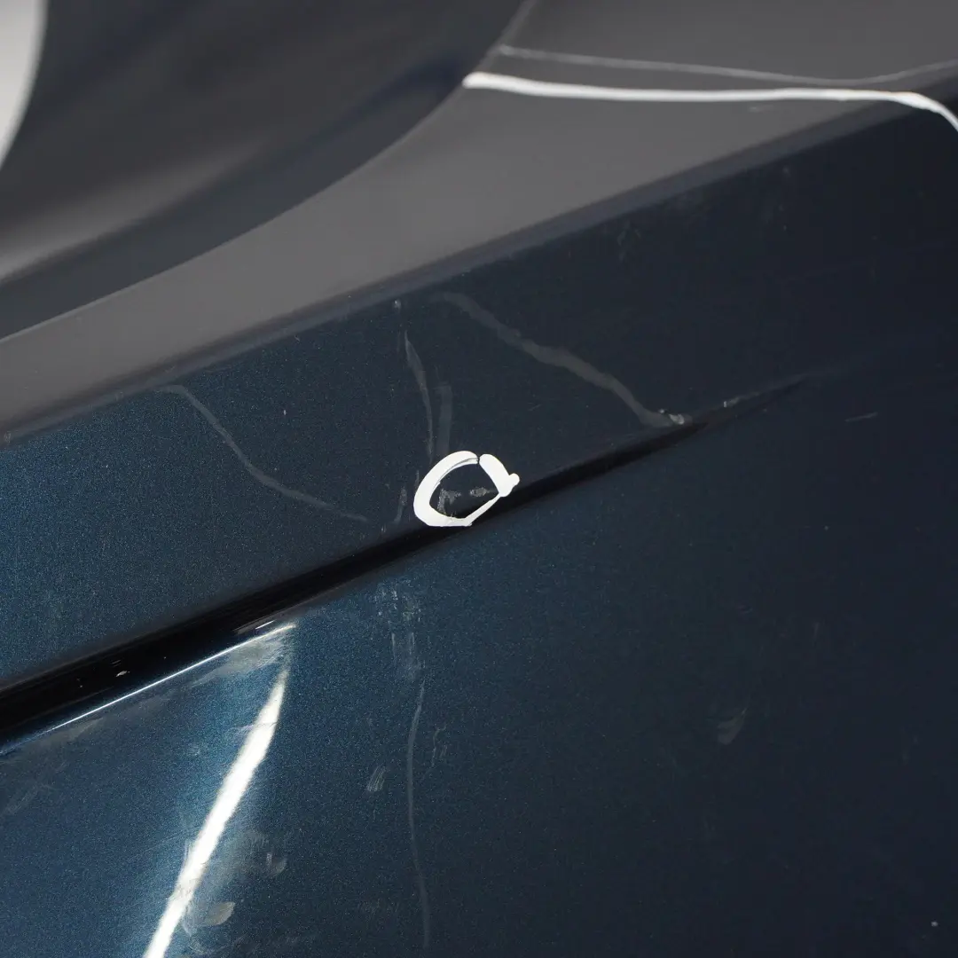 BMW F20 F21 Bumper Rear Sport Line Trim Panel Midnight Blue Metallic - B38 - SKU 0038878-MBM - Part number 0038878