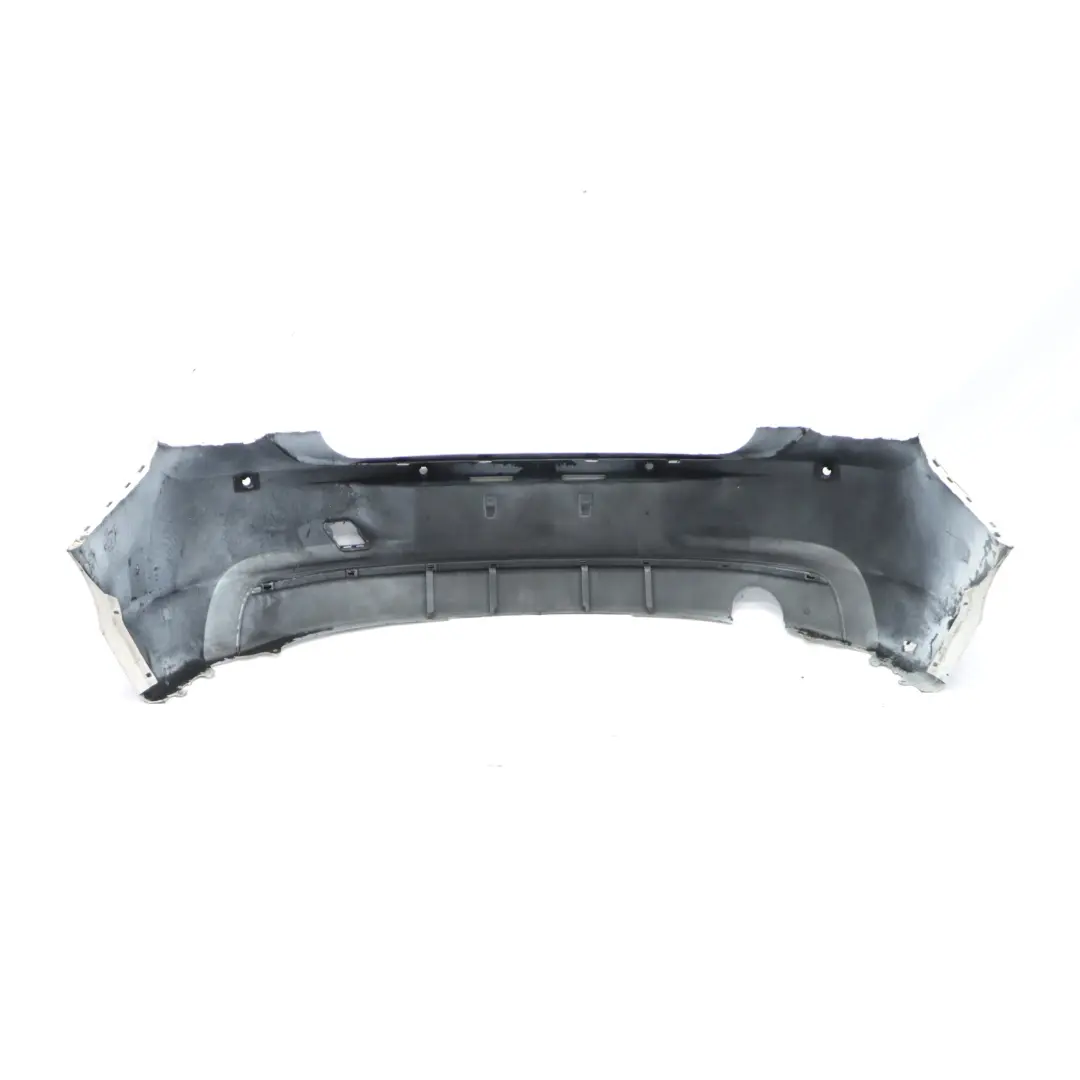 BMW F20 F21 Bumper Rear Sport Line Trim Panel Mineralweiss White Metallic - A96 - SKU 0038878-MW - Part number 0038878