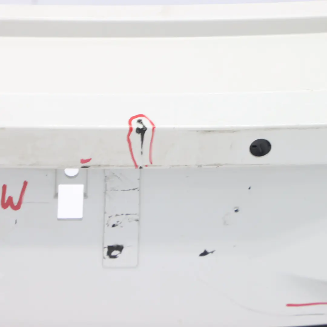 BMW F20 F21 Bumper Rear Sport Line Trim Panel Mineralweiss White Metallic - A96 - SKU 0038878-MW - Part number 0038878