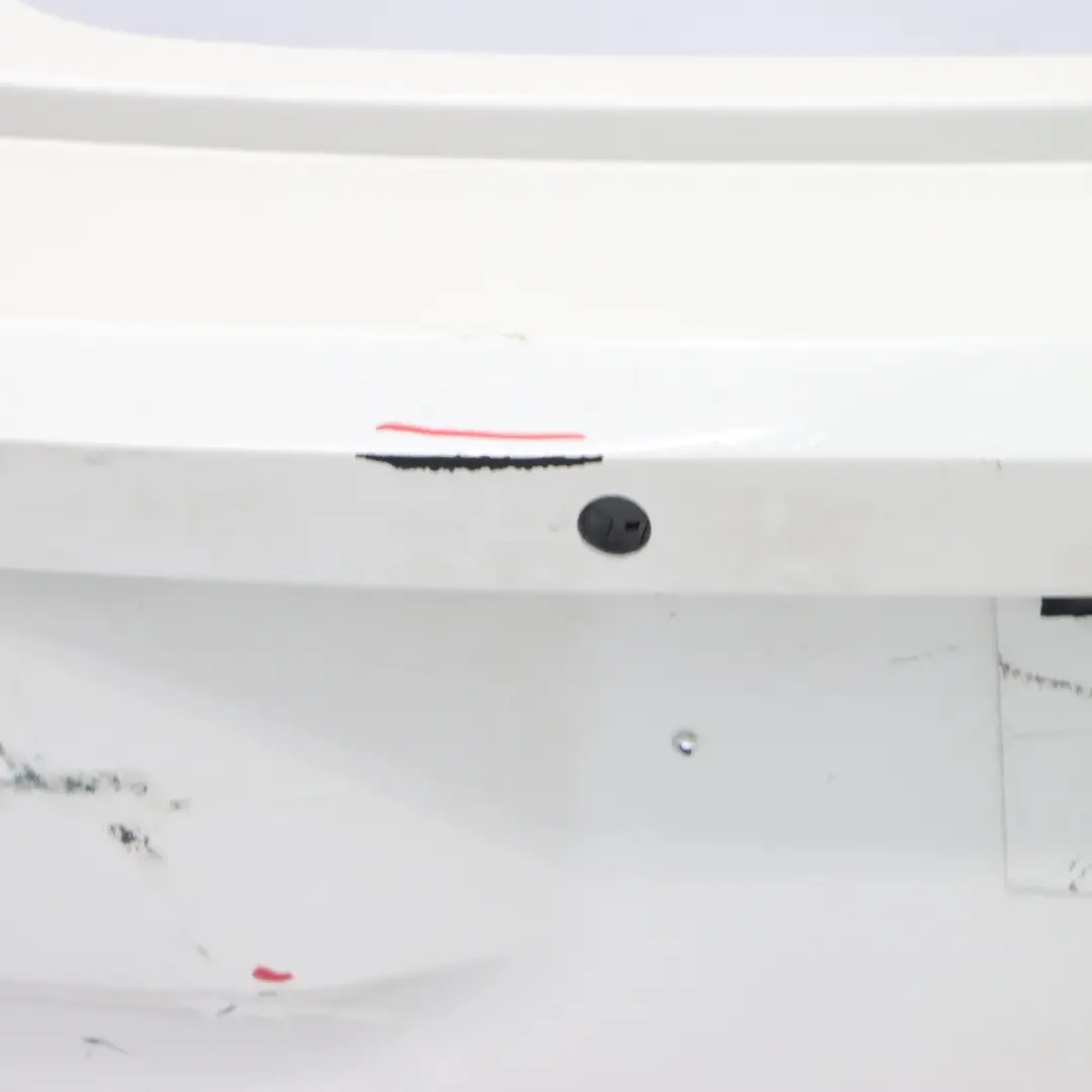 BMW F20 F21 Bumper Rear Sport Line Trim Panel Mineralweiss White Metallic - A96 - SKU 0038878-MW - Part number 0038878
