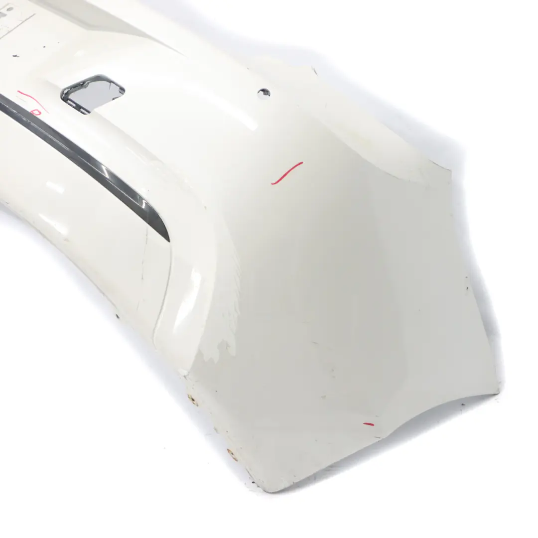 BMW F20 F21 Bumper Rear Sport Line Trim Panel Mineralweiss White Metallic - A96 - SKU 0038878-MW - Part number 0038878