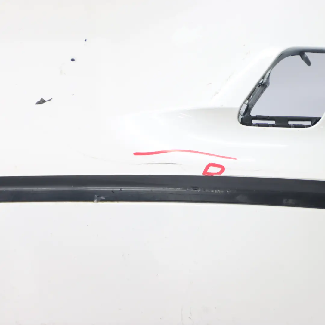 BMW F20 F21 Bumper Rear Sport Line Trim Panel Mineralweiss White Metallic - A96 - SKU 0038878-MW - Part number 0038878