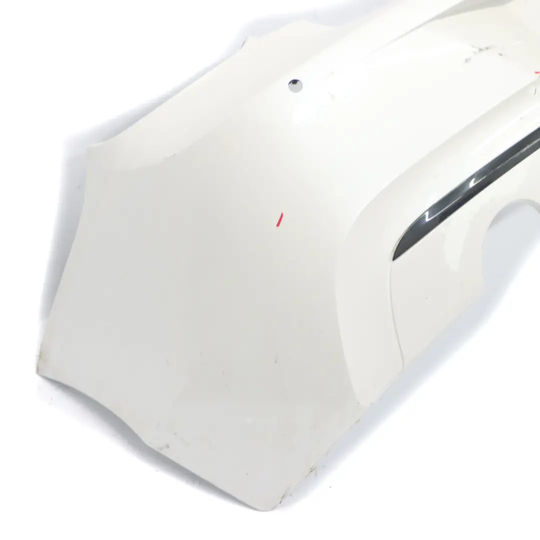 BMW F20 F21 Bumper Rear Sport Line Trim Panel Mineralweiss White Metallic - A96 - SKU 0038878-MW - Part number 0038878