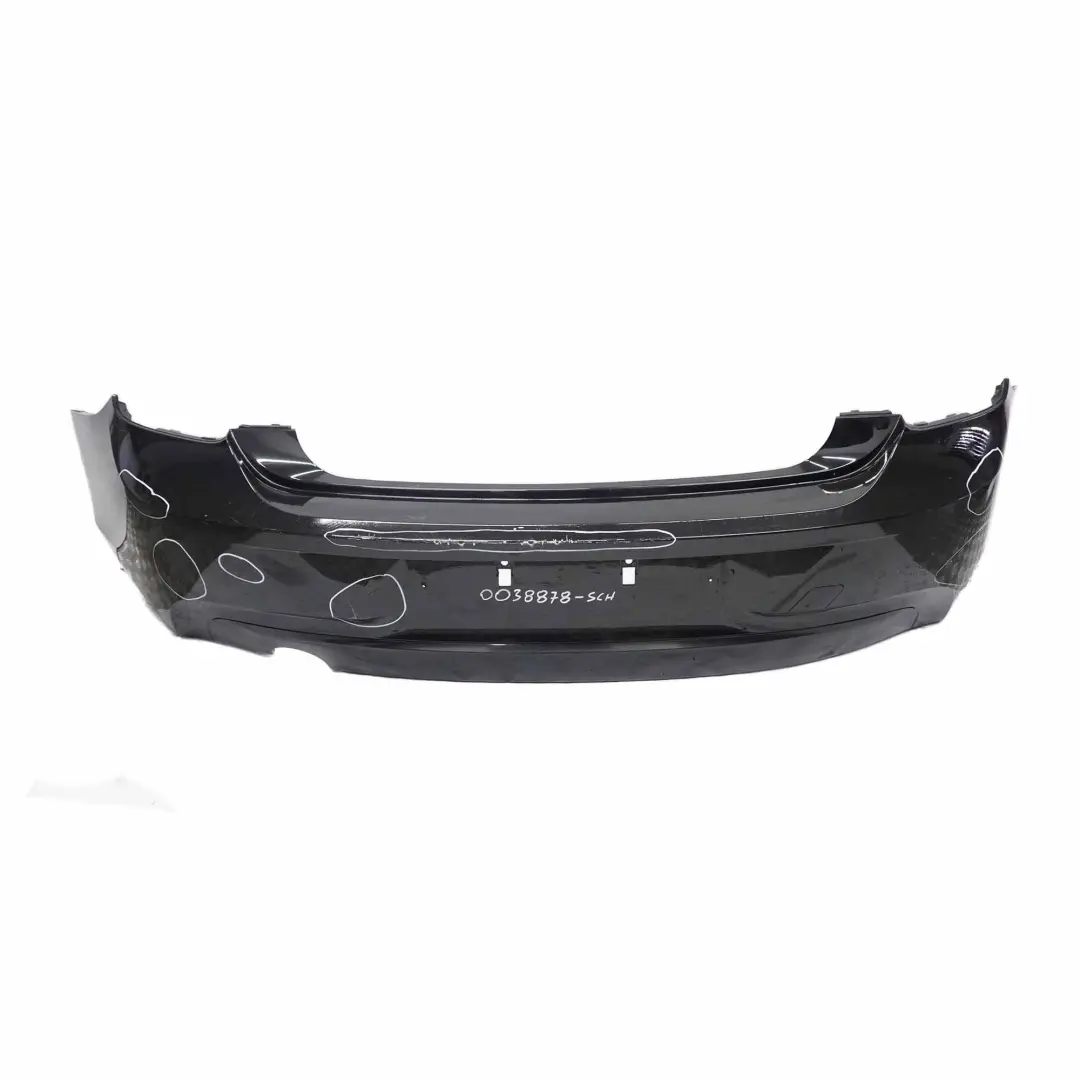 Bumper Rear Sport Line Trim Panel Schwarz 2 Black - 668 to BMW F20 F21 with Part number 0038878 BMW F20 F21 Bumper Rear Sport Line Trim Panel Schwarz 2 Black - 668 - SKU 0038878-SCH - Part number 0038878