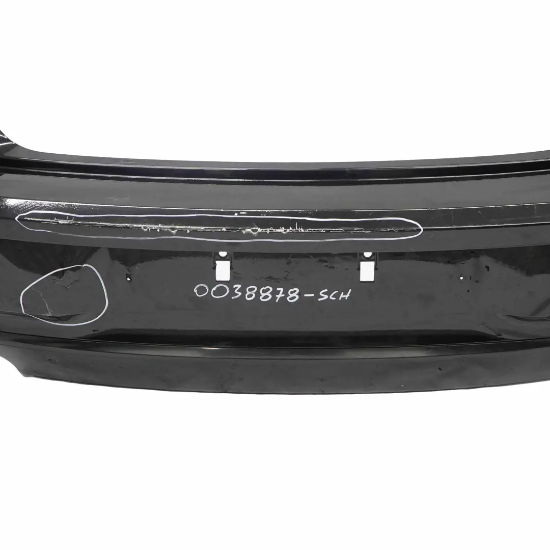 BMW F20 F21 Bumper Rear Sport Line Trim Panel Schwarz 2 Black - 668 - SKU 0038878-SCH - Part number 0038878