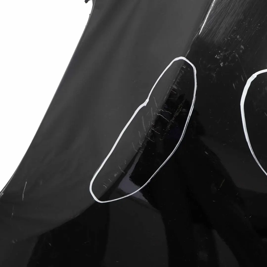 BMW F20 F21 Bumper Rear Sport Line Trim Panel Schwarz 2 Black - 668 - SKU 0038878-SCH - Part number 0038878