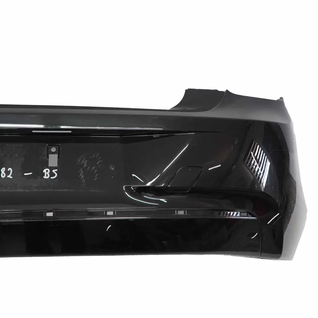 Bumper Trim Panel Black Sapphire Metallic - 475 to BMW F20 F21 Rear with Part number 0038882 BMW F20 F21 Rear Bumper Trim Panel Black Sapphire Metallic - 475 - SKU 0038882-BS - Part number 0038882