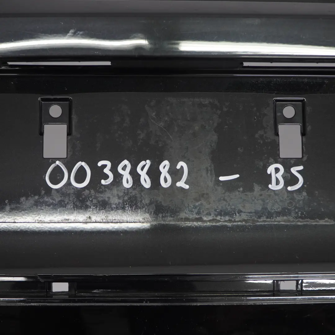 Bumper Trim Panel Black Sapphire Metallic - 475 to BMW F20 F21 Rear with Part number 0038882 BMW F20 F21 Rear Bumper Trim Panel Black Sapphire Metallic - 475 - SKU 0038882-BS - Part number 0038882