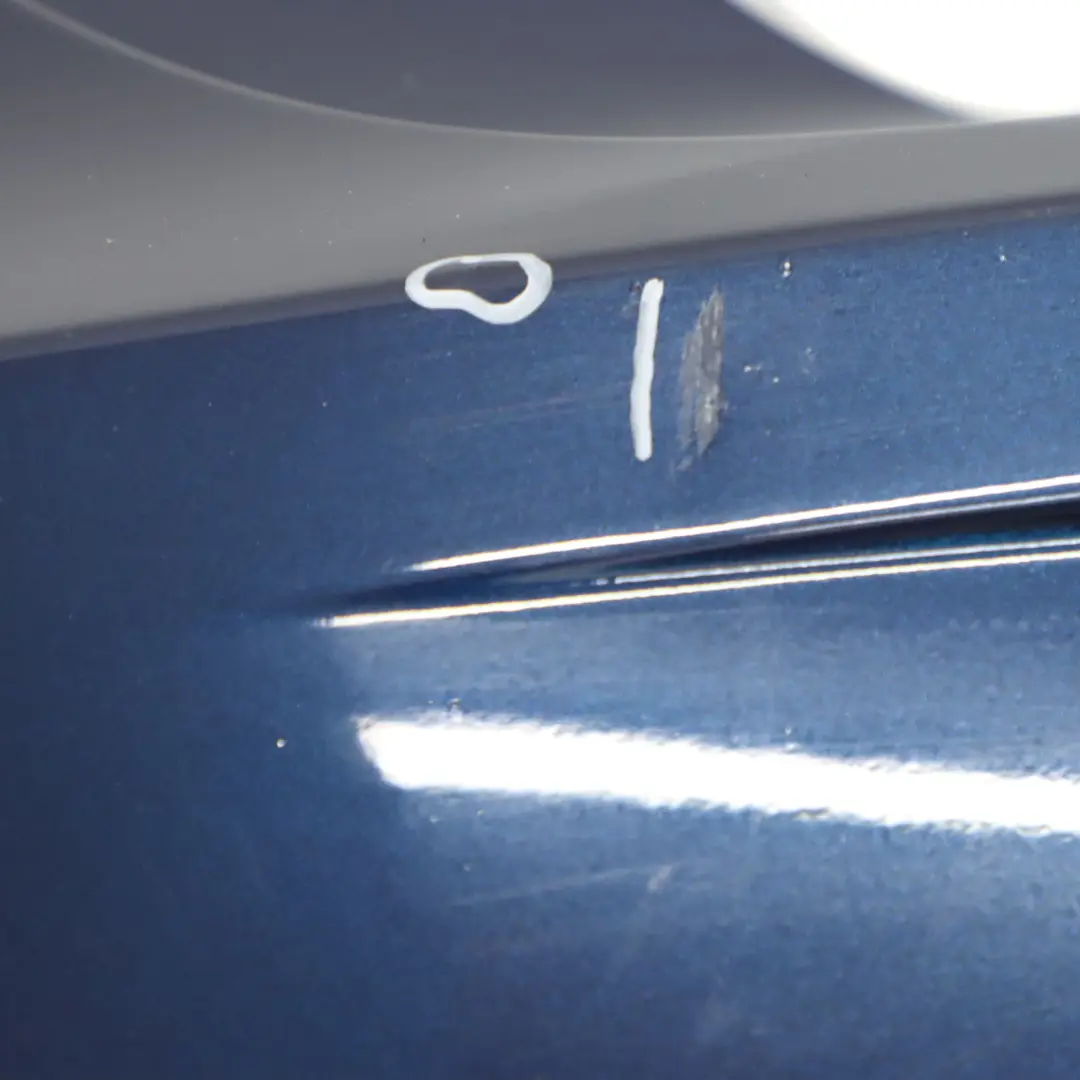 Bumper Rear BMW F20 F21 Complete Trim Panel Tiefseeblau Deep Sea Blue - A76 to with Part number 0038882 Bumper Rear BMW F20 F21 Complete Trim Panel Tiefseeblau Deep Sea Blue - A76 - SKU 0038882-DSB - Part number 0038882