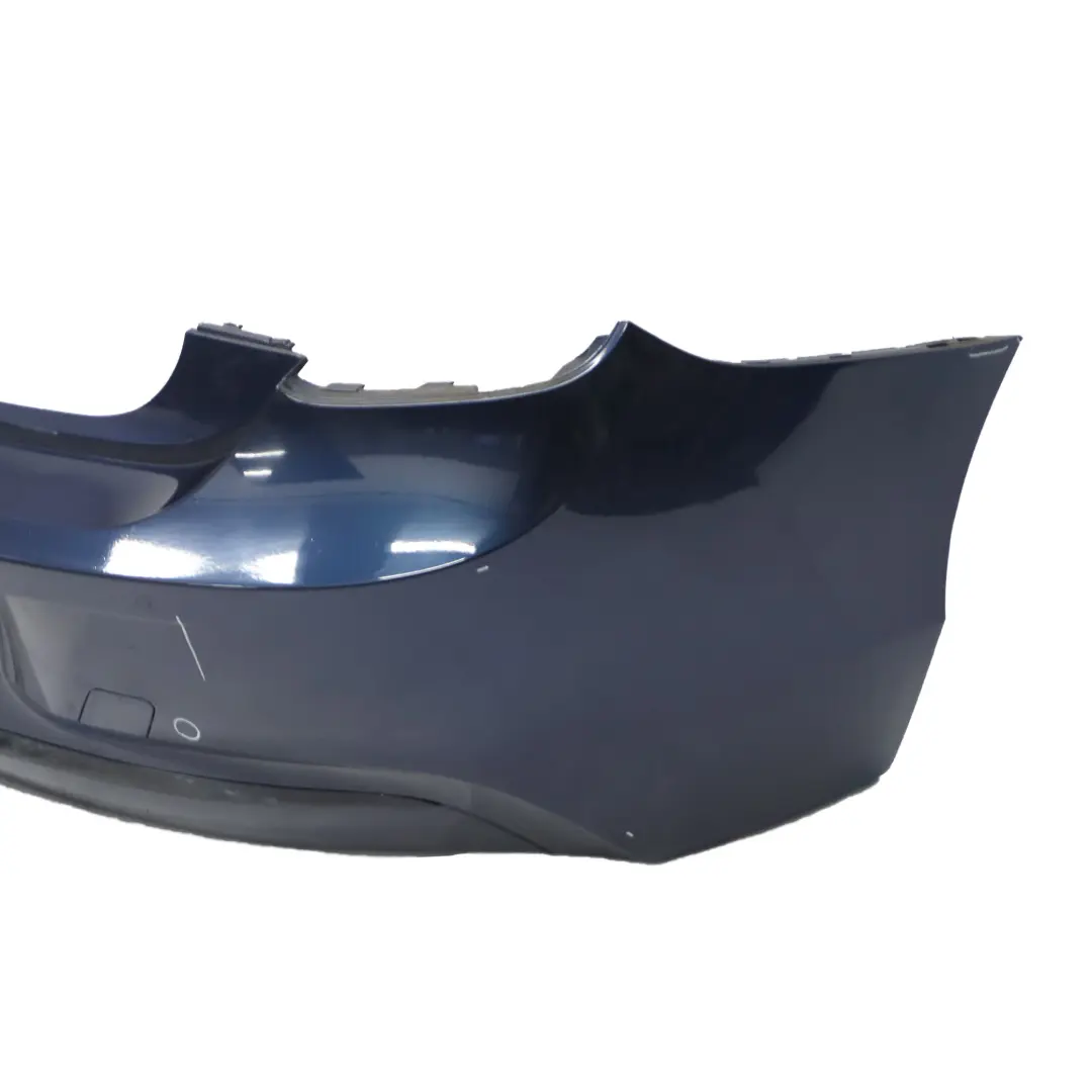 Bumper Rear BMW F20 F21 Complete Trim Panel Tiefseeblau Deep Sea Blue - A76 to with Part number 0038882 Bumper Rear BMW F20 F21 Complete Trim Panel Tiefseeblau Deep Sea Blue - A76 - SKU 0038882-DSB - Part number 0038882