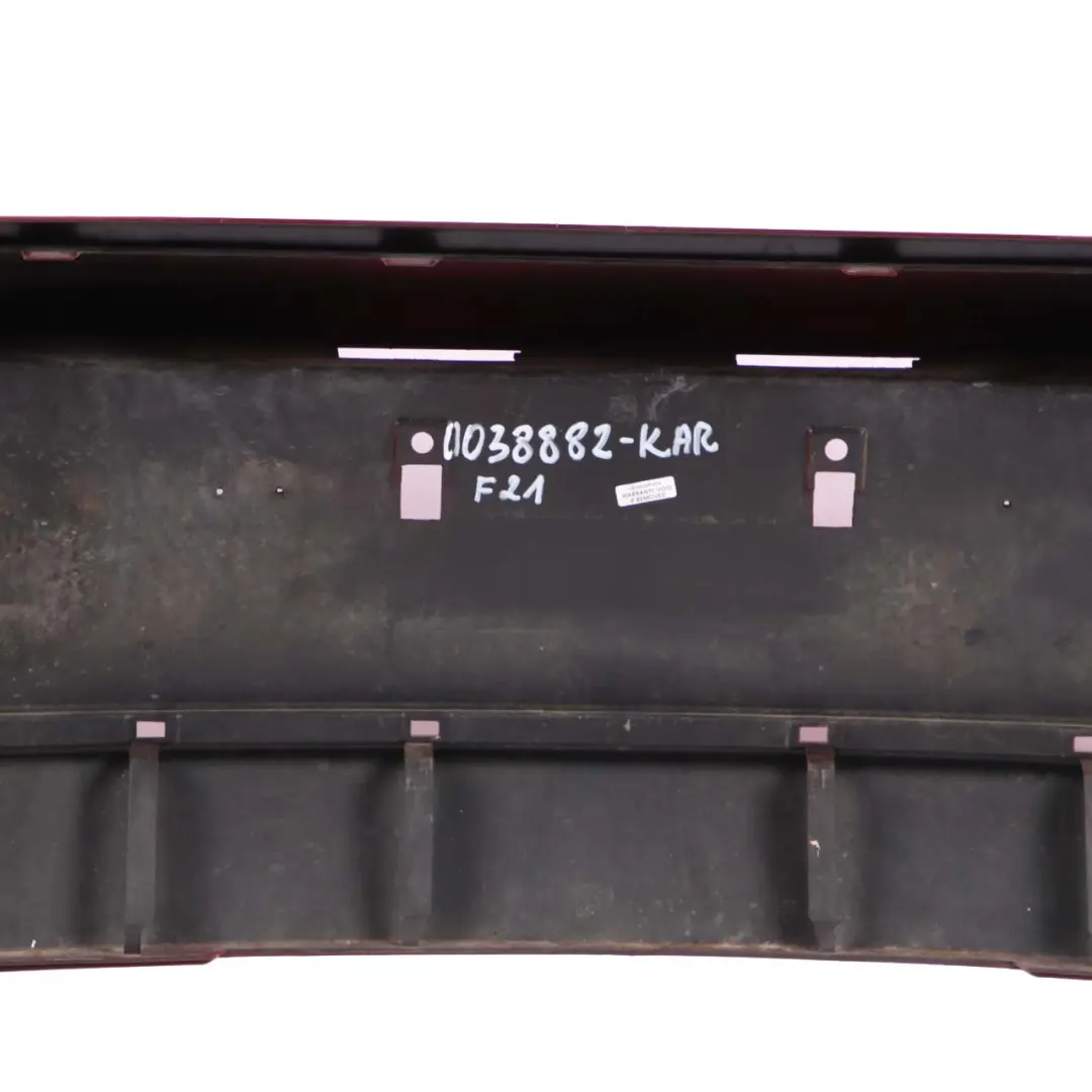 Bumper Trim Panel Karmesinrot Crimson Red - A61 to BMW F20 F21 Rear with Part number 0038882 BMW F20 F21 Rear Bumper Trim Panel Karmesinrot Crimson Red - A61 - SKU 0038882-KAR - Part number 0038882