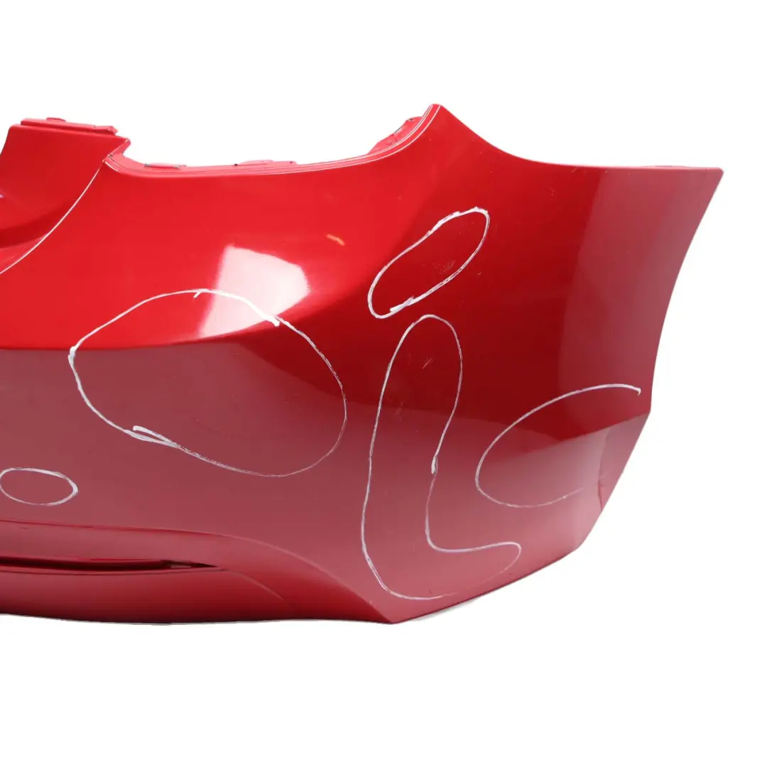 BMW F20 F21 Rear Bumper Trim Panel Karmesinrot Crimson Red - A61 - SKU 0038882-KAR - Part number 0038882