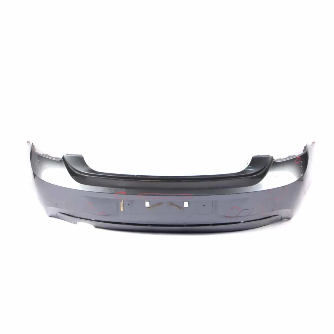 Bumper Rear BMW F20 F21 Complete Trim Panel Mineralgrau Grey Metallic - B39 to with Part number 0038882 Bumper Rear BMW F20 F21 Complete Trim Panel Mineralgrau Grey Metallic - B39 - SKU 0038882-MG - Part number 0038882